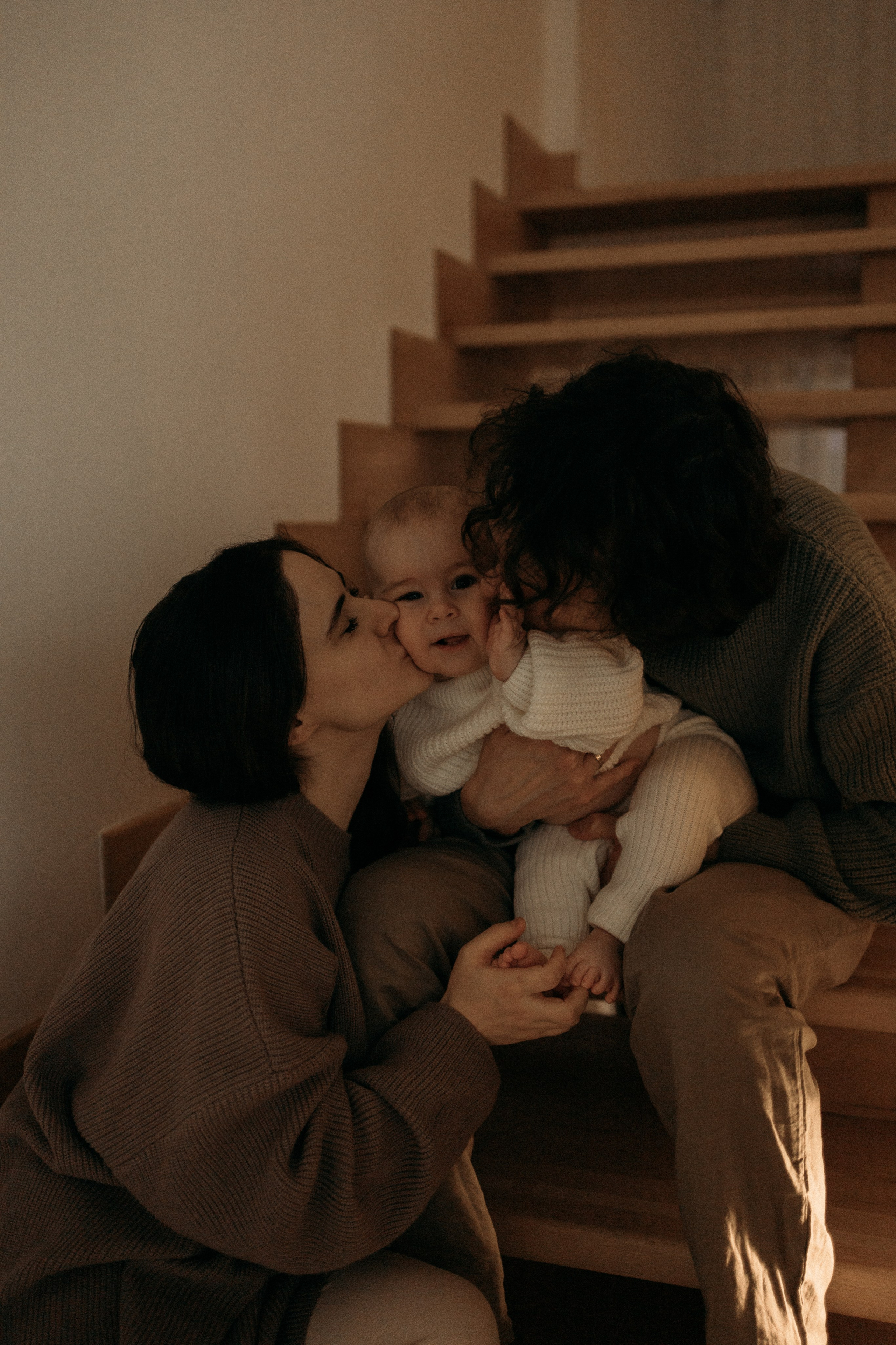 Семейные фотографии в студии. Семейный и детский фотограф Москва