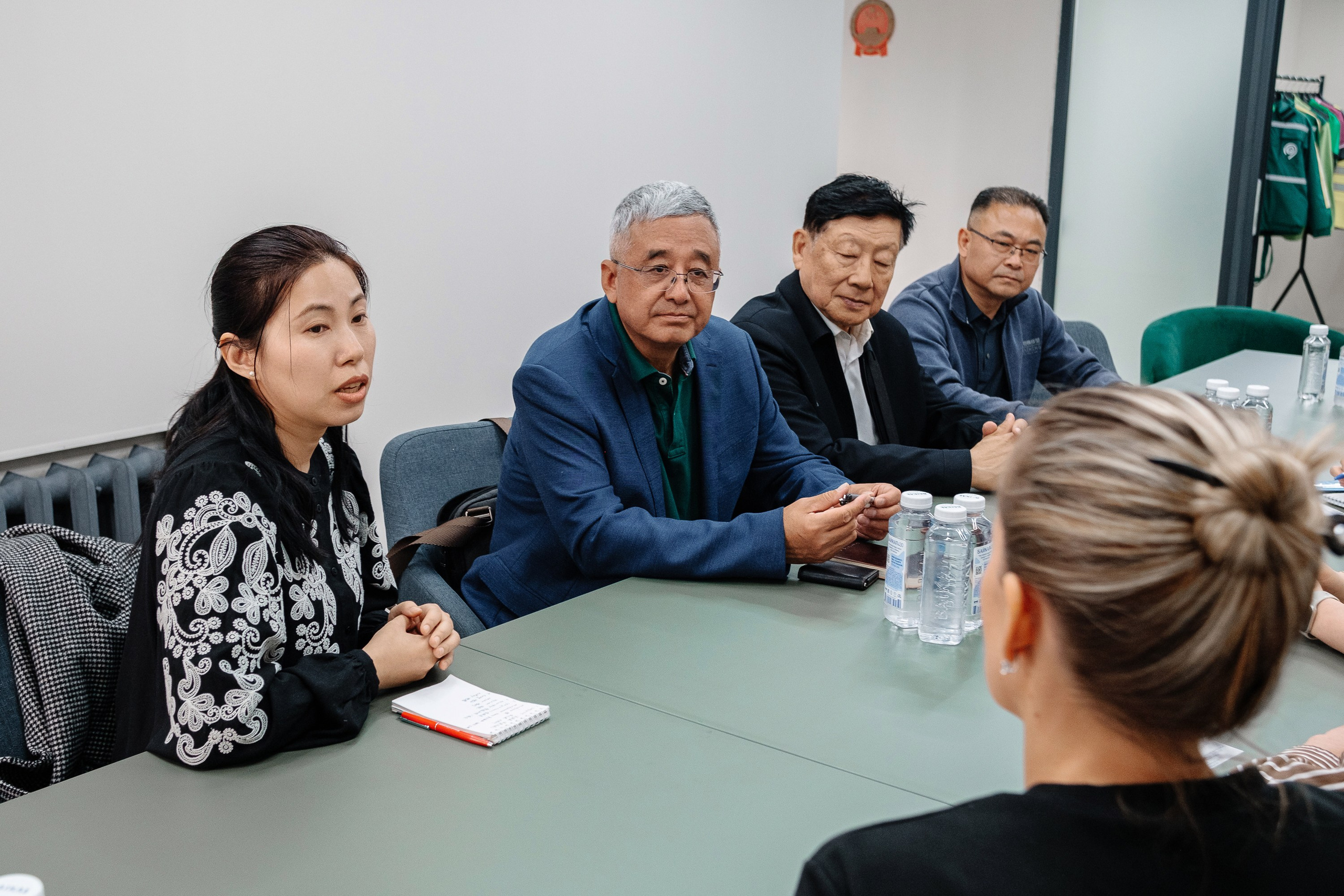 Делегация Китая в Ивановской текстильной компании