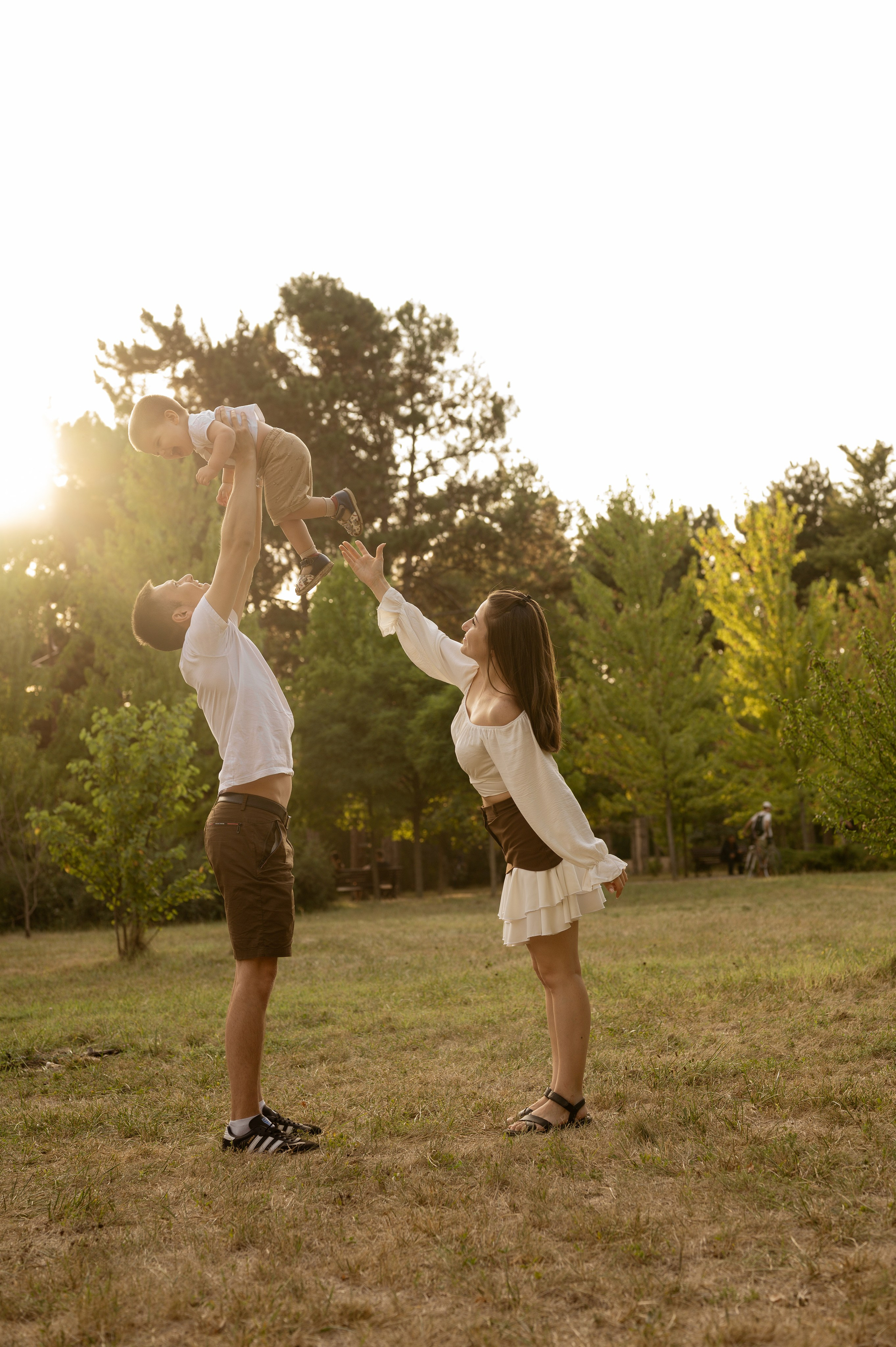 Летняя семейная фотосессия в парке. Свадебный и семейный фотограф в Краснодаре Алина Мельник