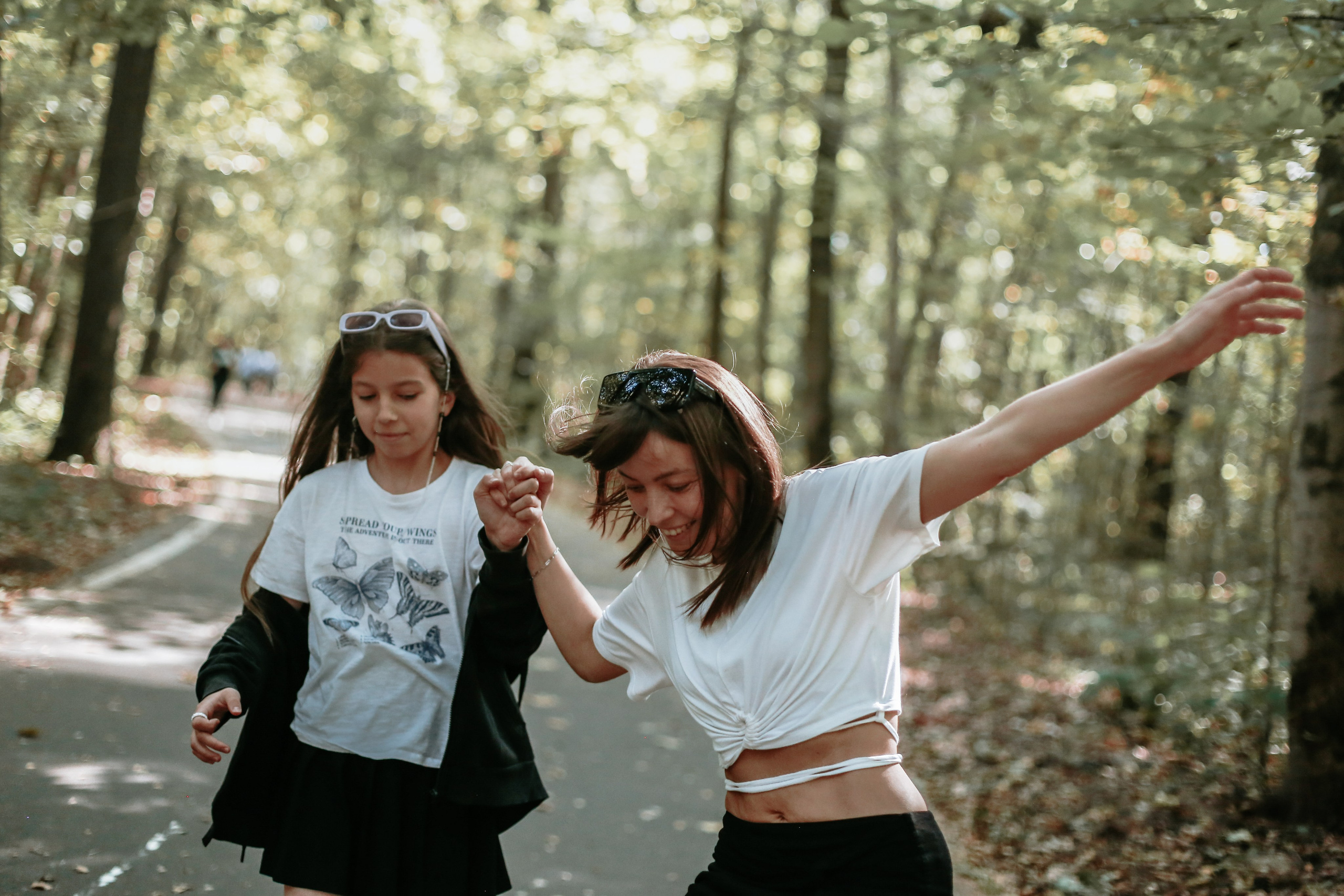 Гульшат и Агния в БотСаду. Антонина Морозова, профессиональный семейный фотограф видеограф