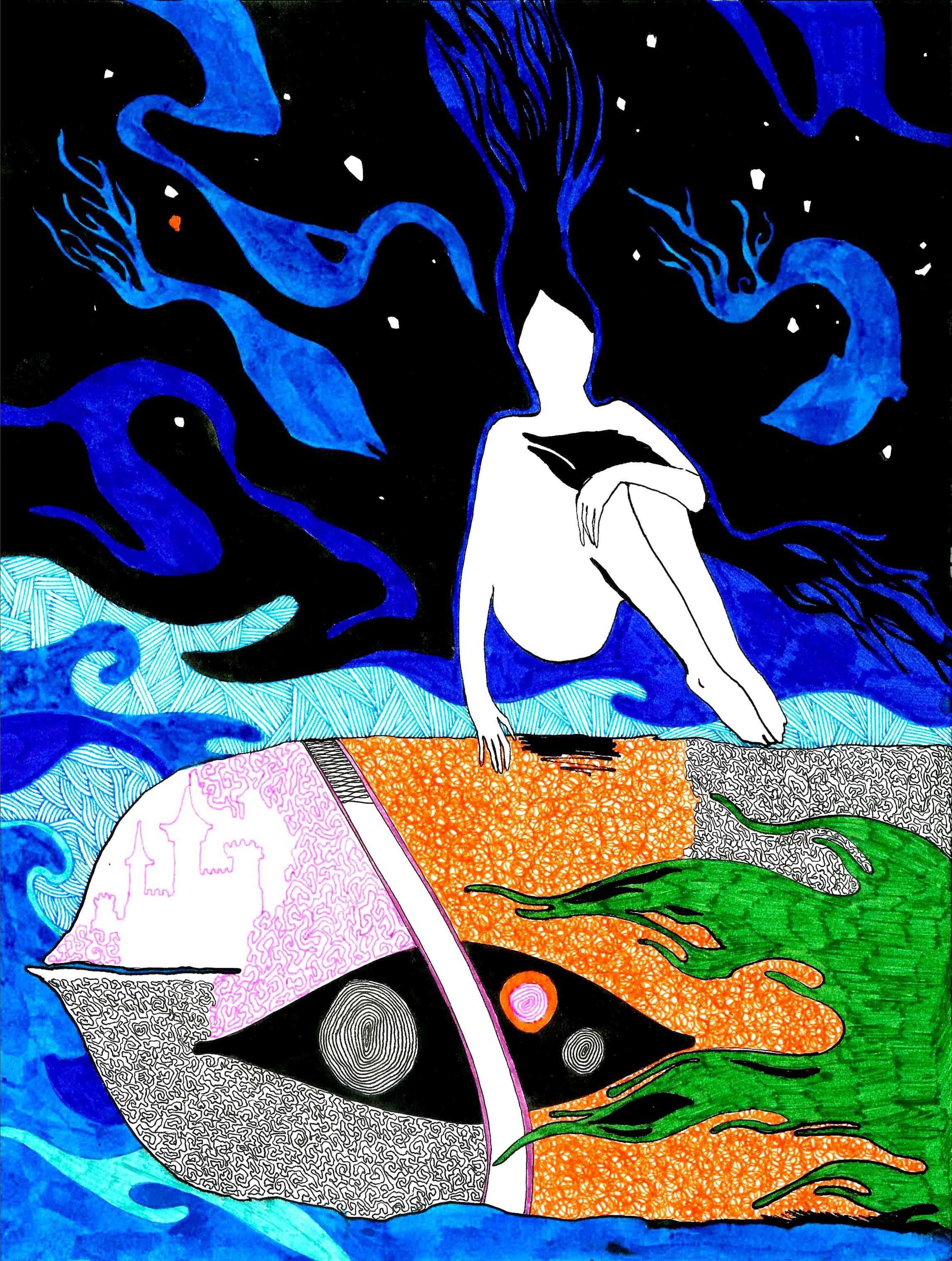 «Чернильная серия». Художник Перепечėнова-Феофанова Анна