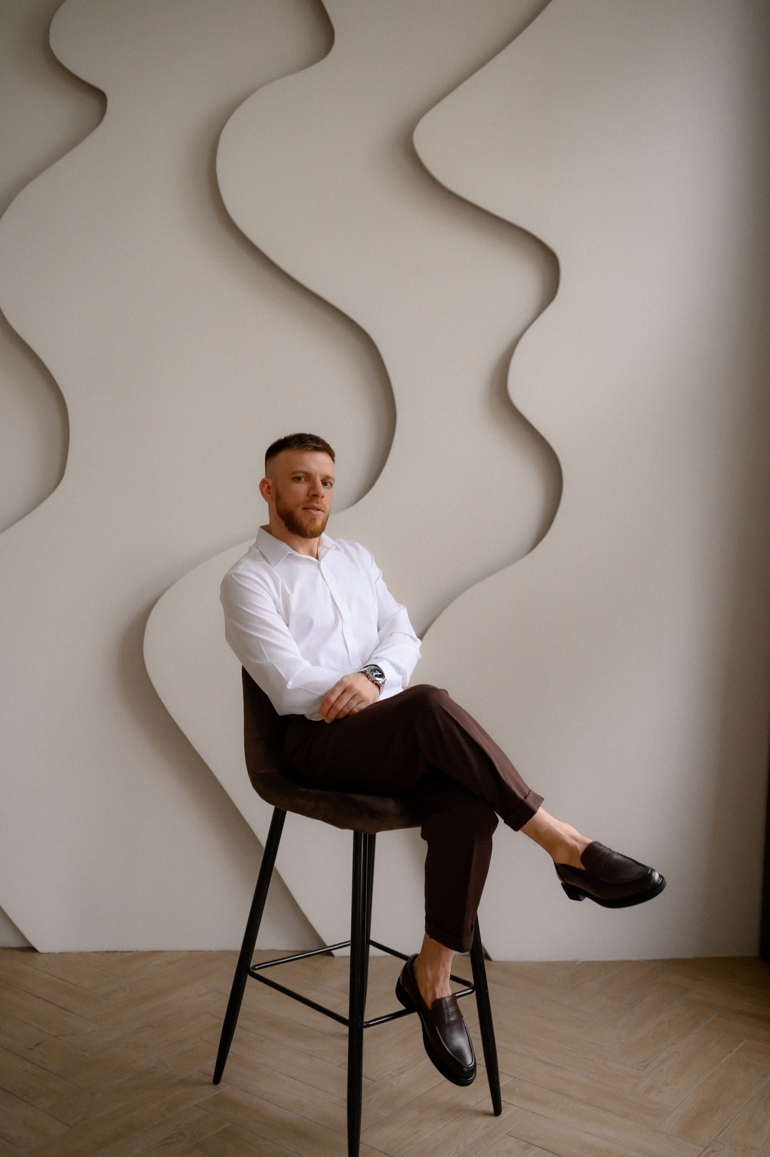 Коля и Алёна в студии. Семейный и свадебный lifestyle-фотограф в Москве Мария Петрова