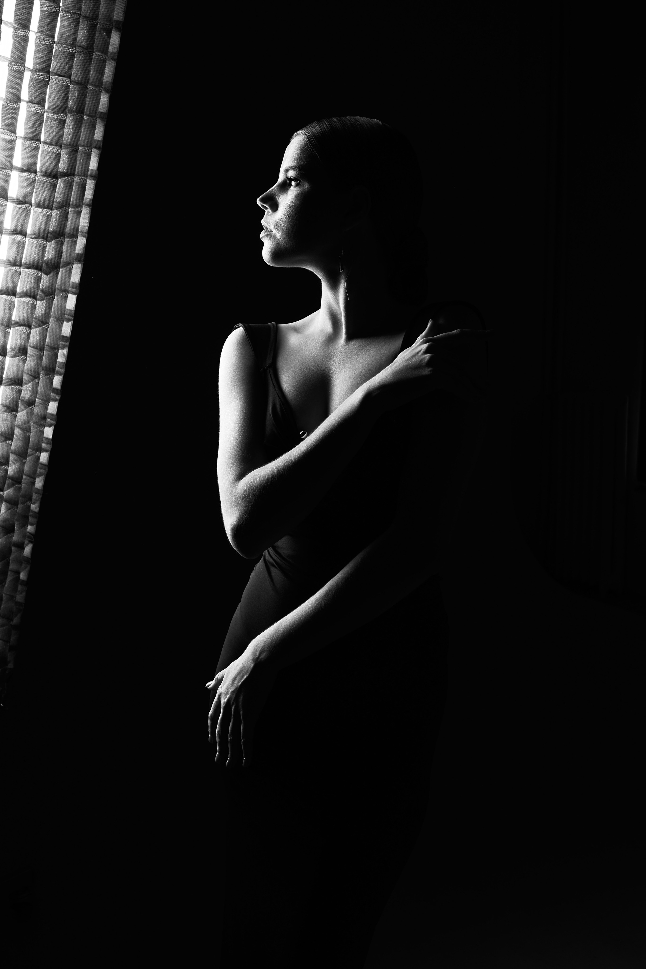 Черно-белая элегантная фотосессия. Анна Потявина. Фотограф Москва