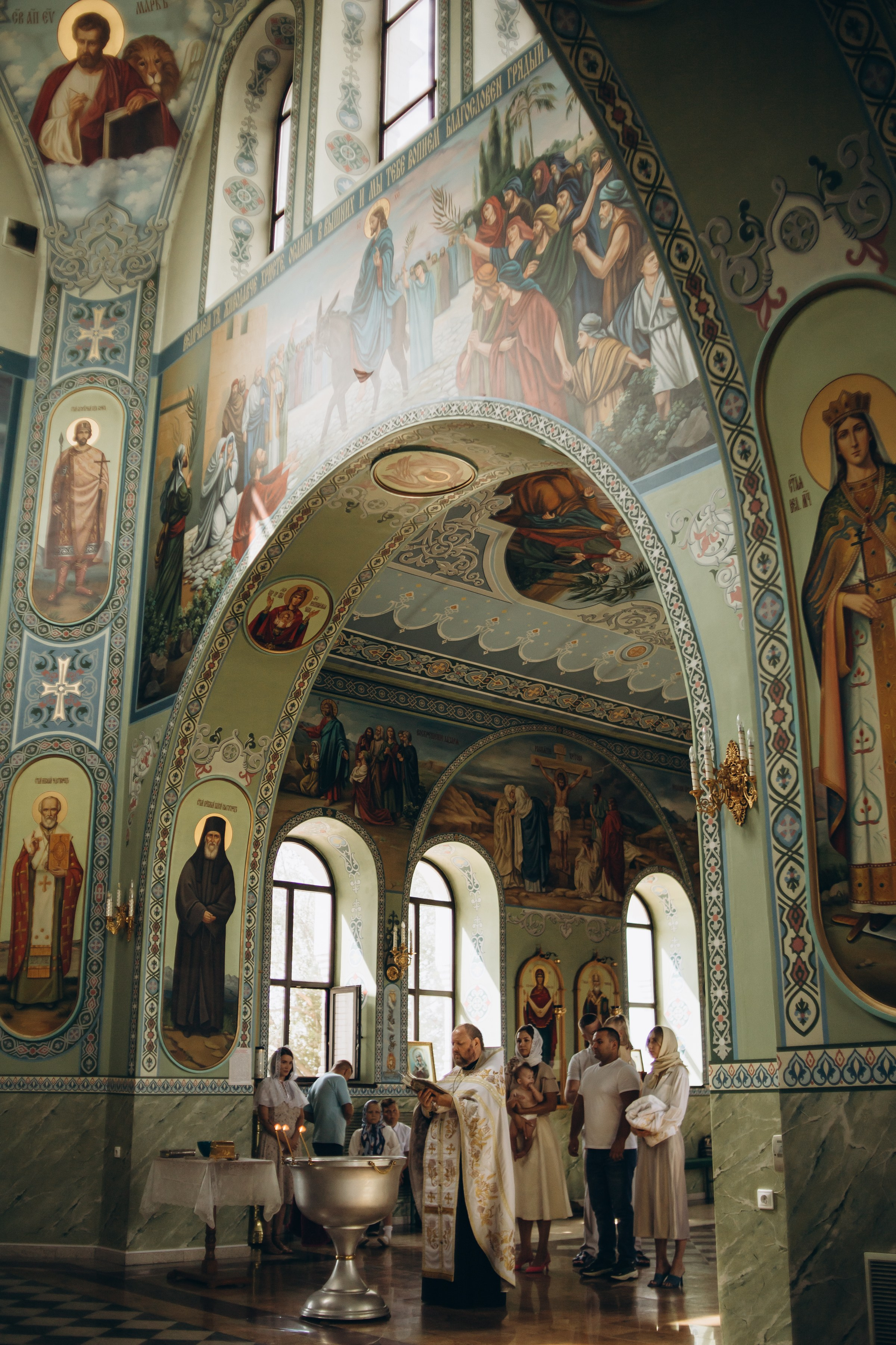 Крещение Варвары и Елизаветы. Семейный фотограф в Волгодонске Краченцева Анна