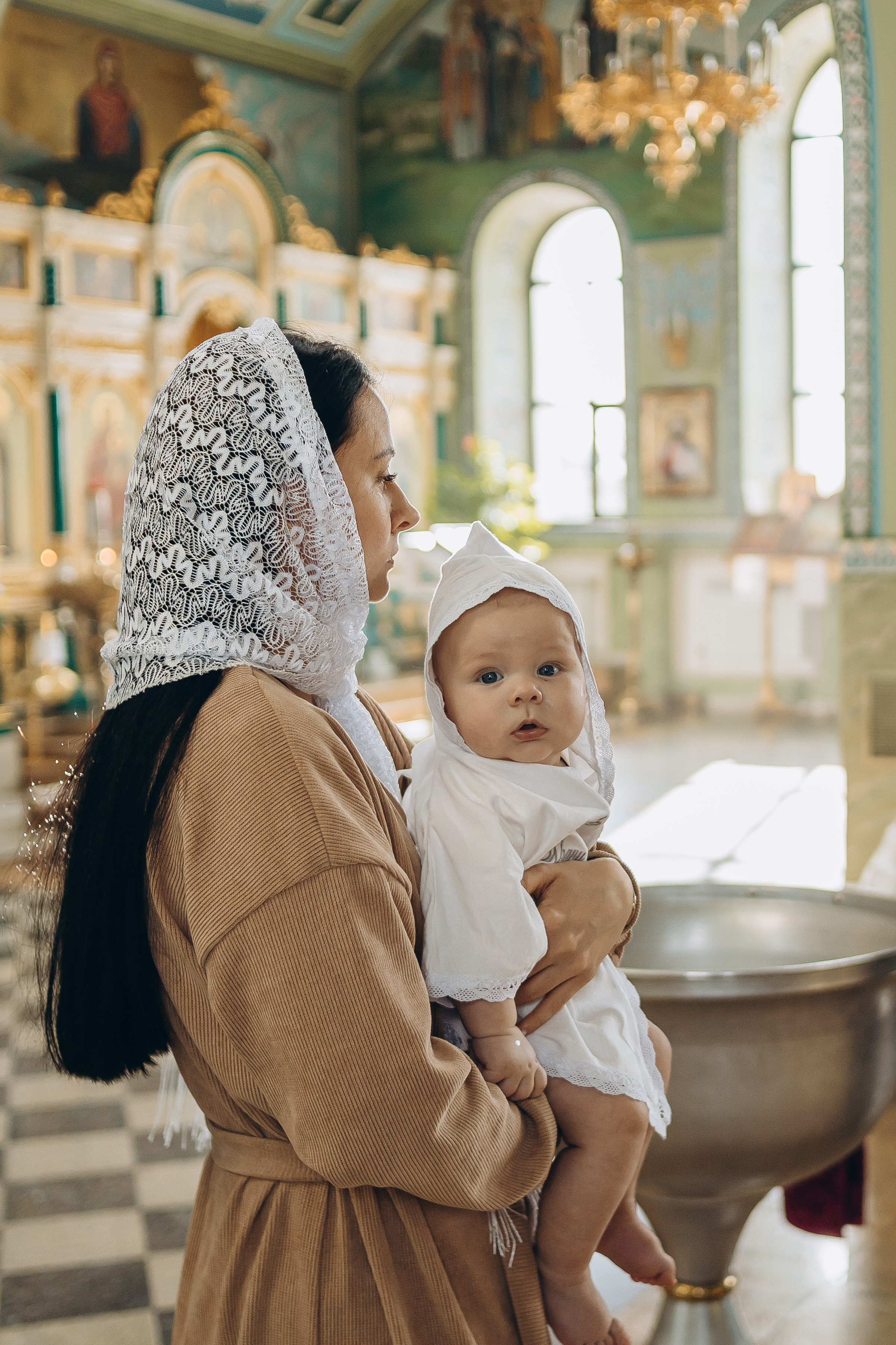 Крещение Матвея. Семейный фотограф в Волгодонске Краченцева Анна