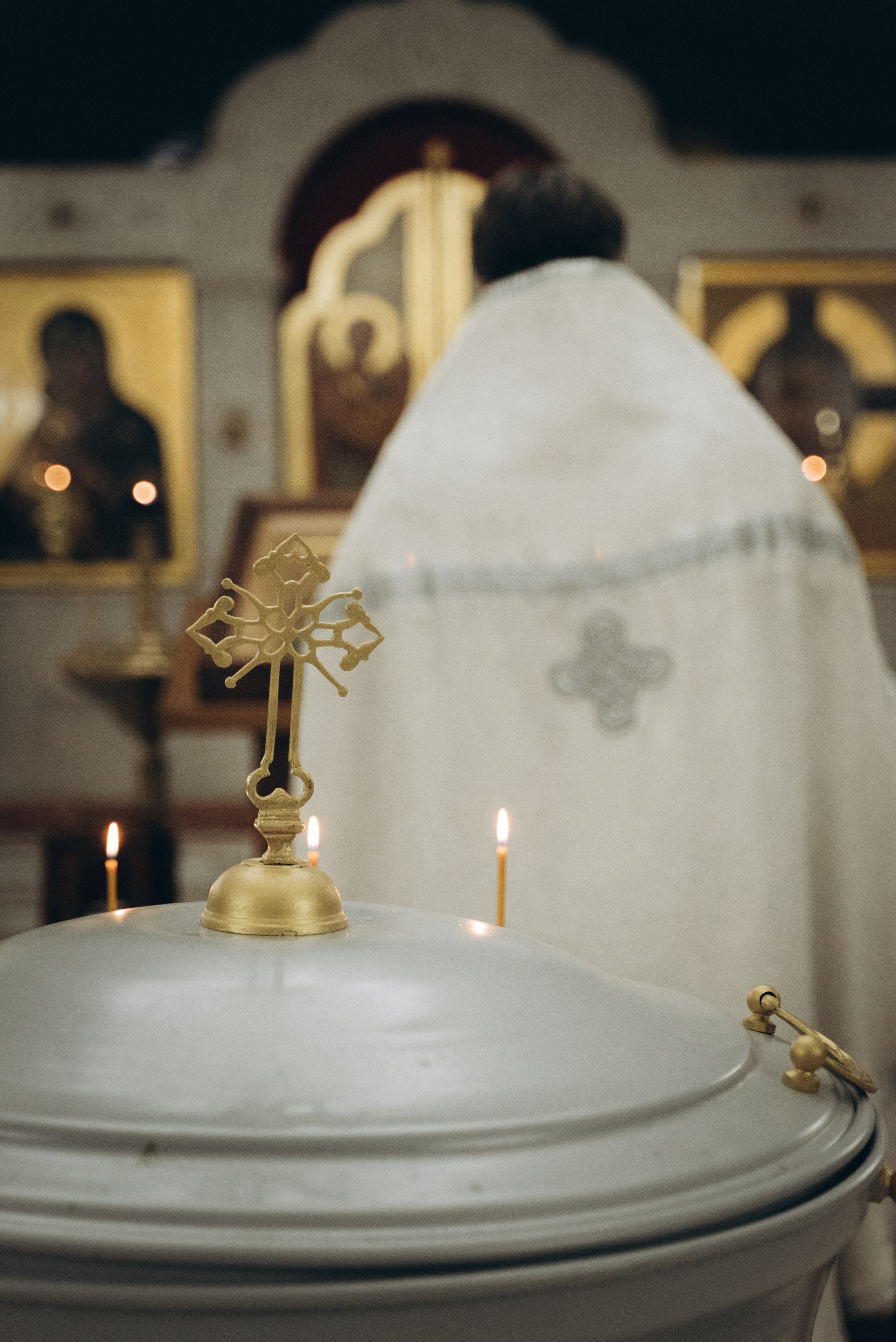 Крещение Максима (Криптовый храм в честь собора Новомучеников). Семейный фотограф в Минске Дарья Дреко