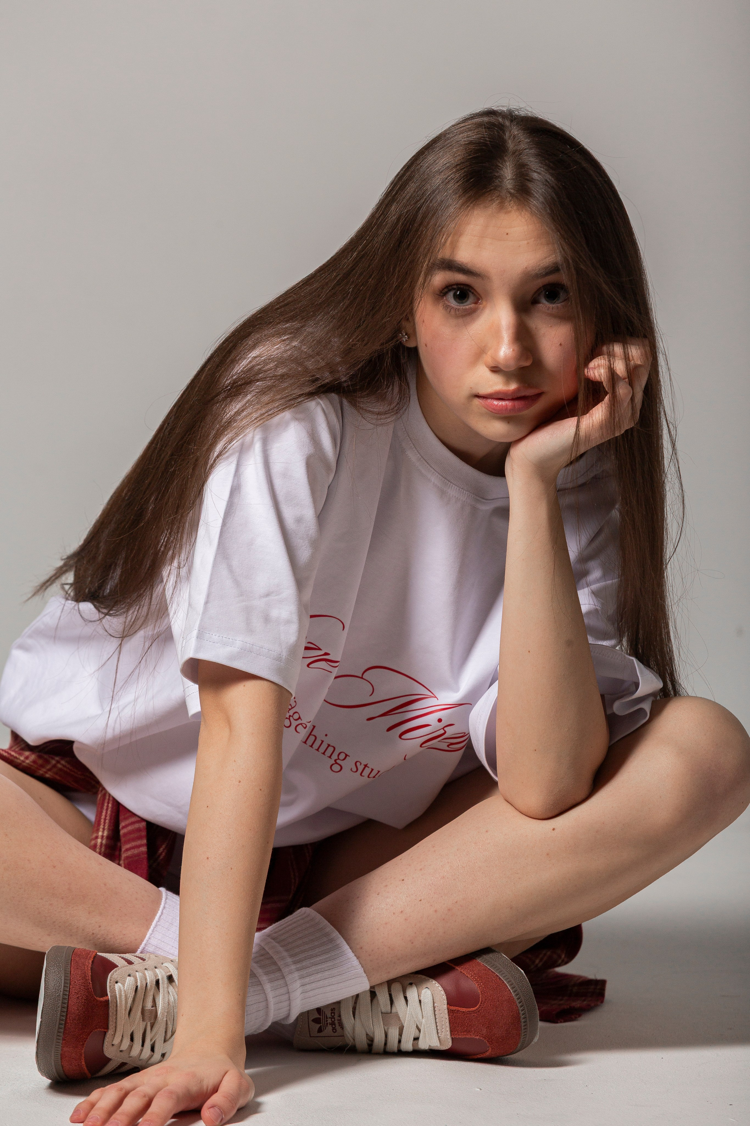 Студийная фотосессия девушки