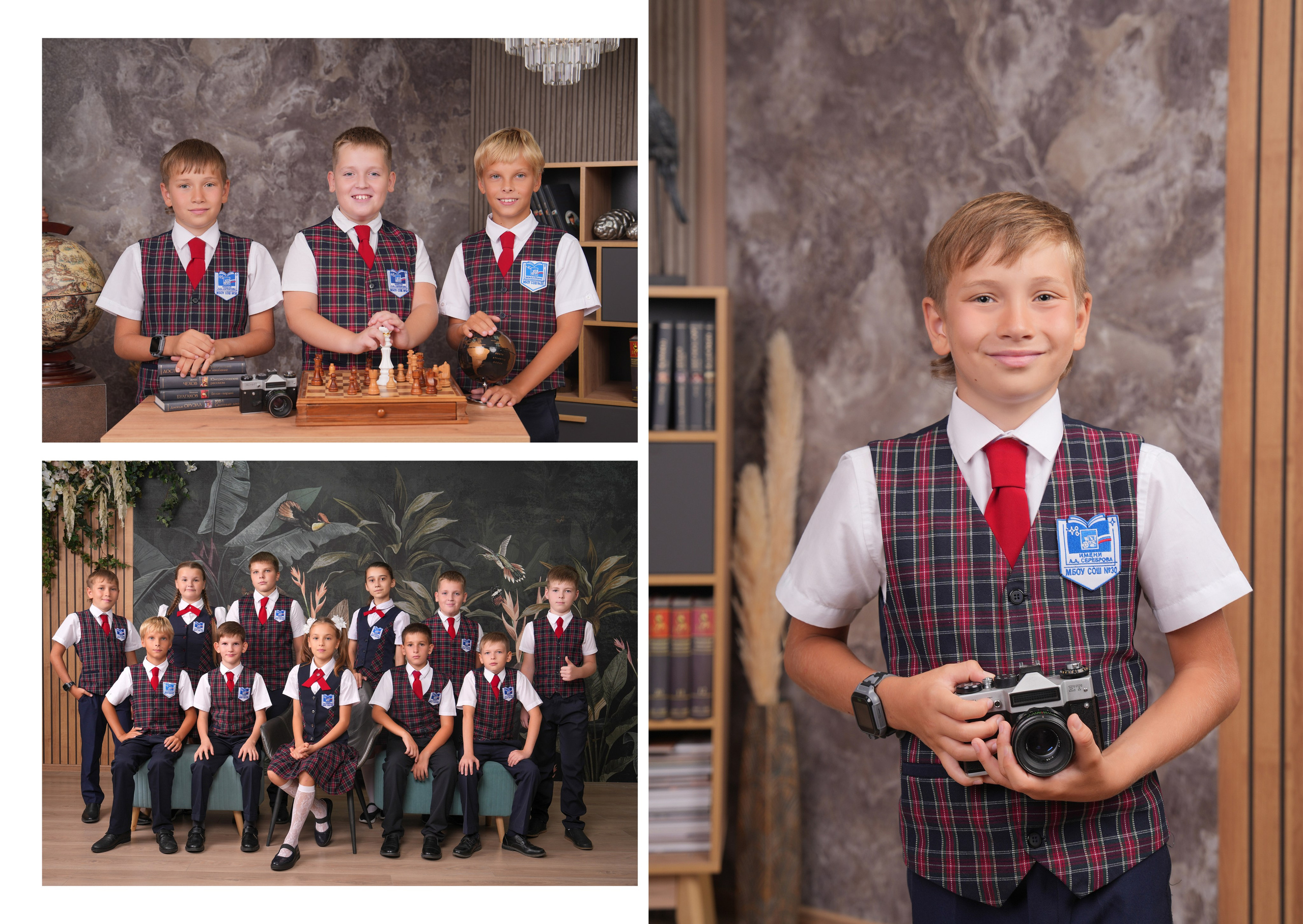 ШКОЛА 30 — 4 «Б» класс. Красивый выпускной альбом в Краснодаре