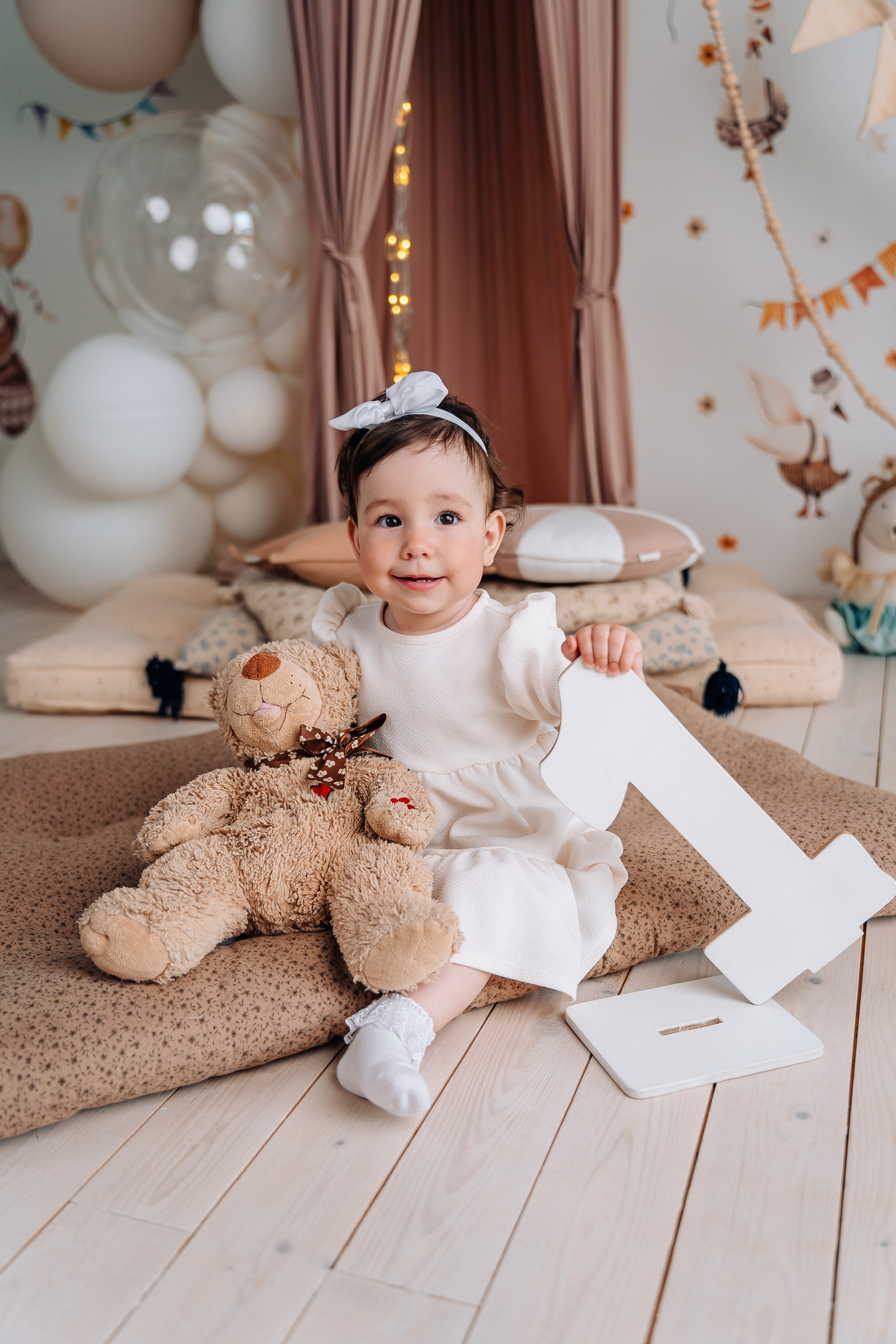 1 годик. «Лама» Детская фотостудия Уфа