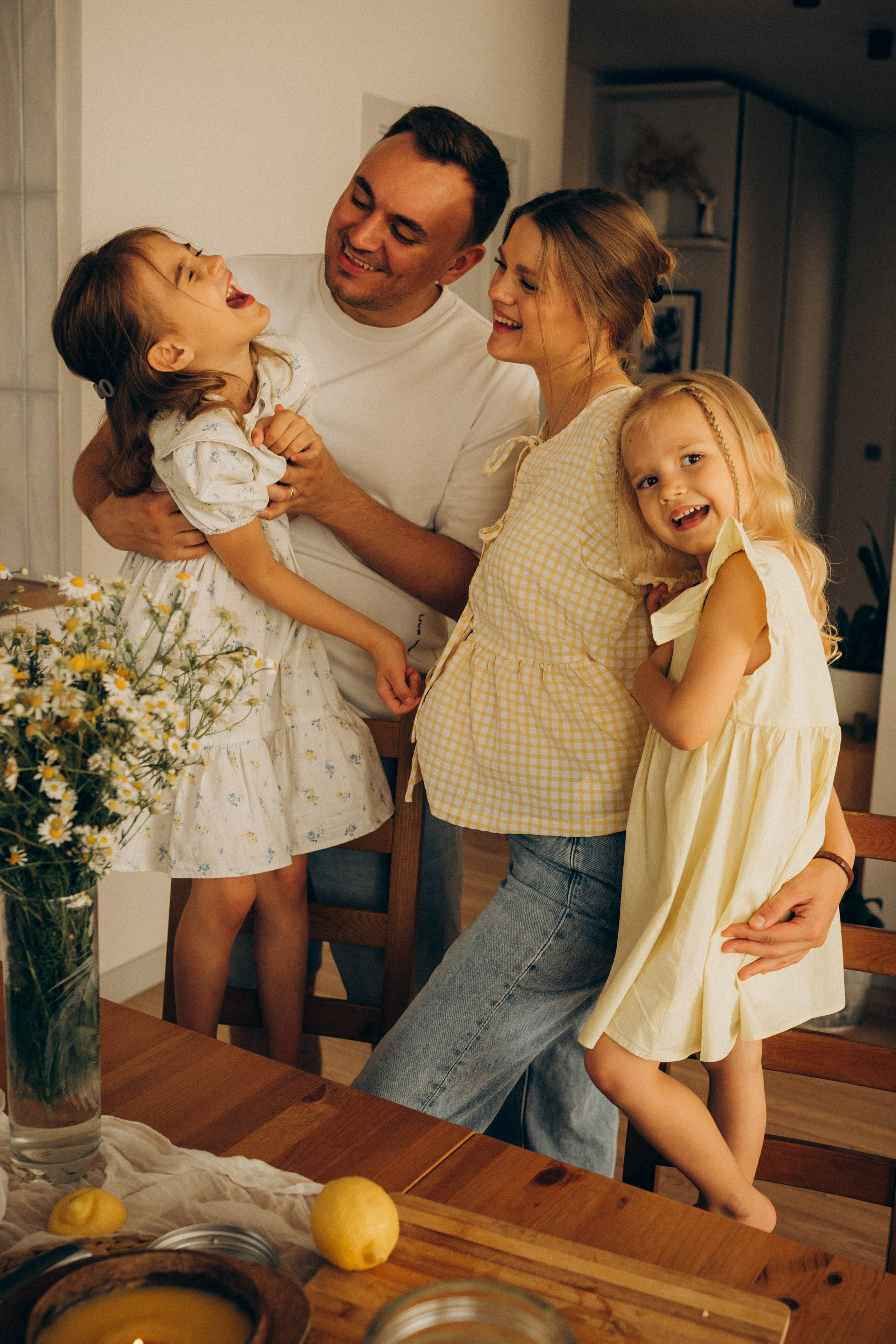 Лера, Антон, Алиса, Моника