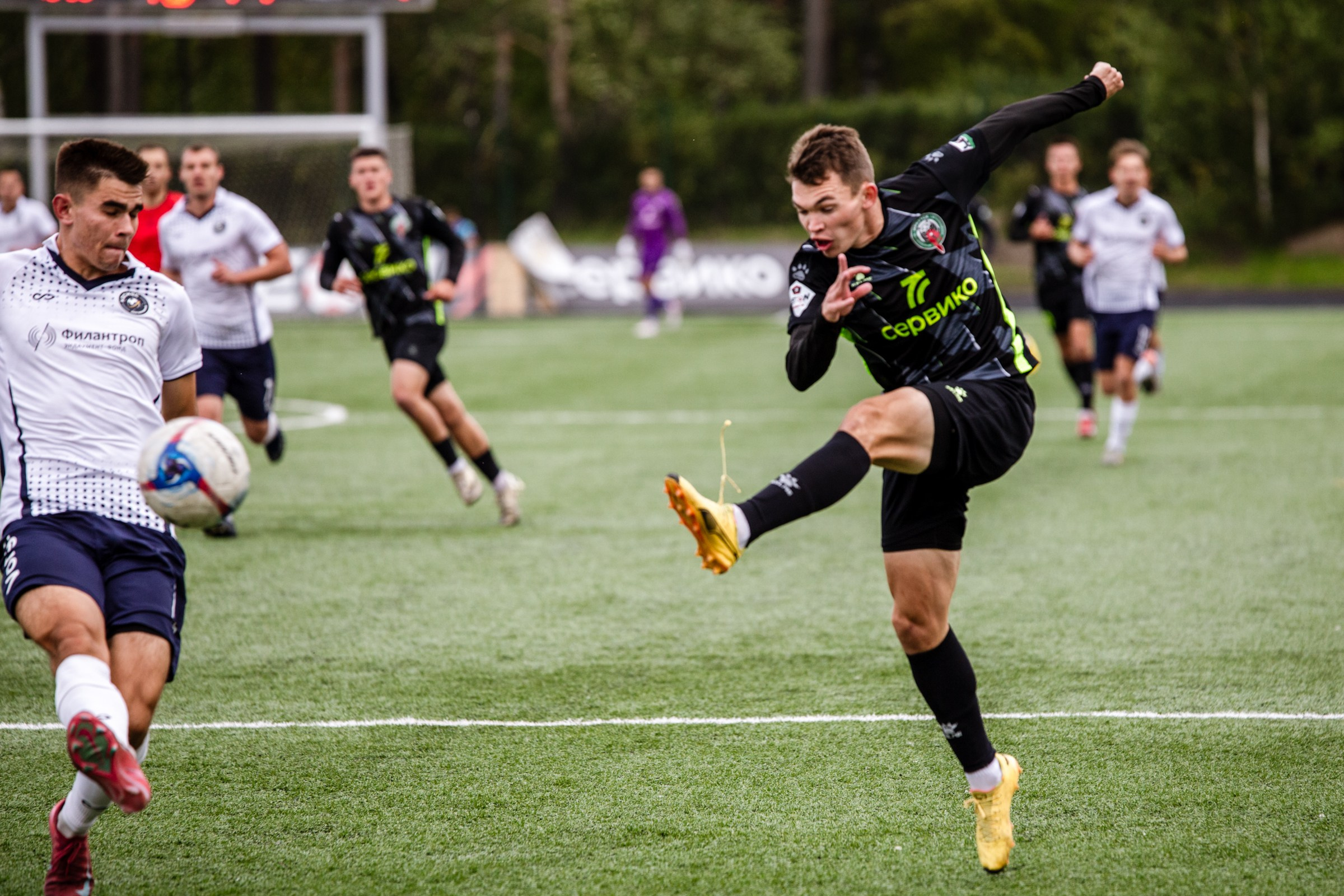 Первенство России по футболу LEON-Вторая лига Б | ФК Иркутск — Космос (Долгопрудный) | 14.09.25. Фотограф в Иркутске Евгения Айвазова