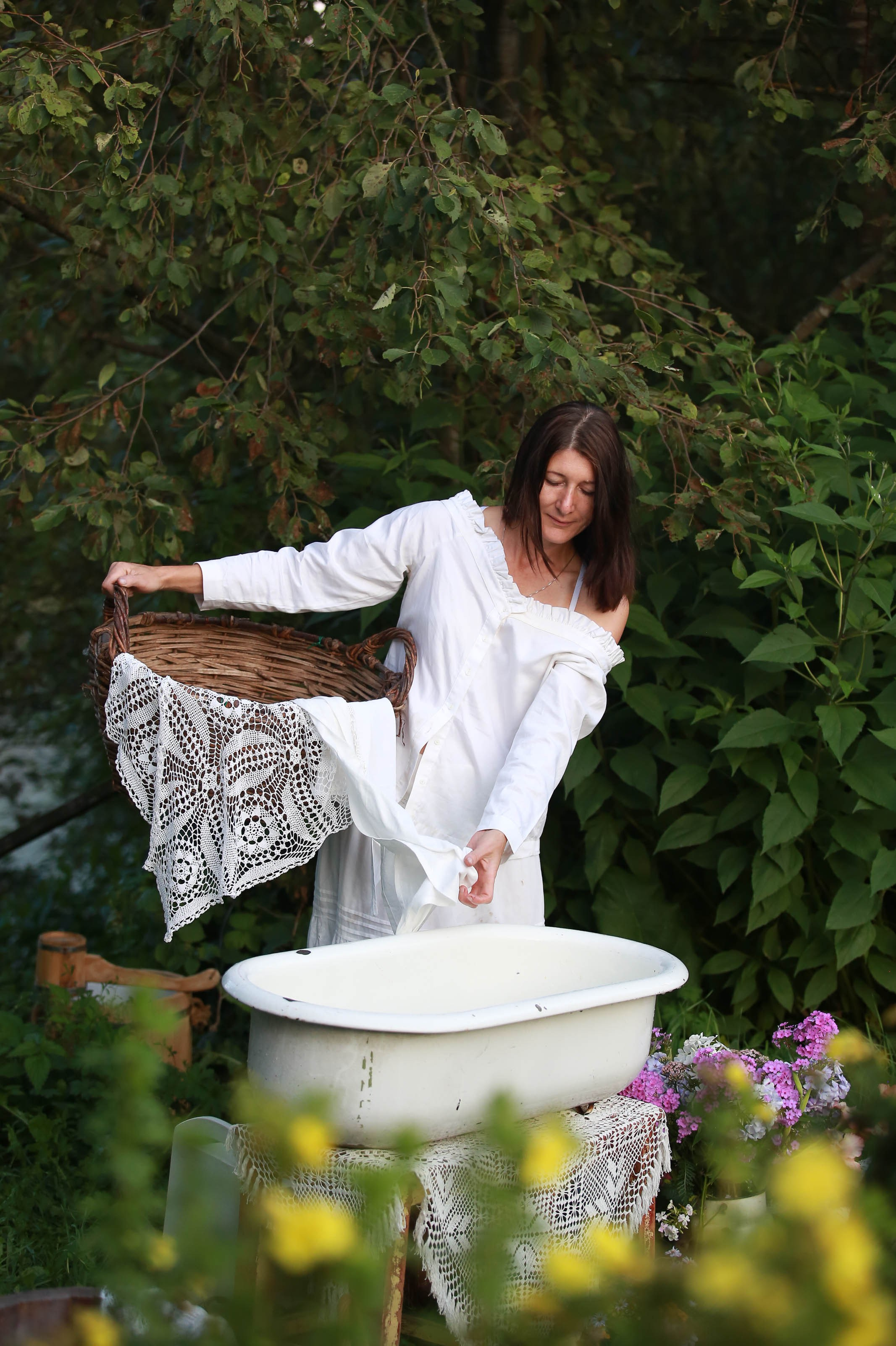 Проект «Ретро стирка на реке». Семейный и детский фотограф в Москве Мария Быкова