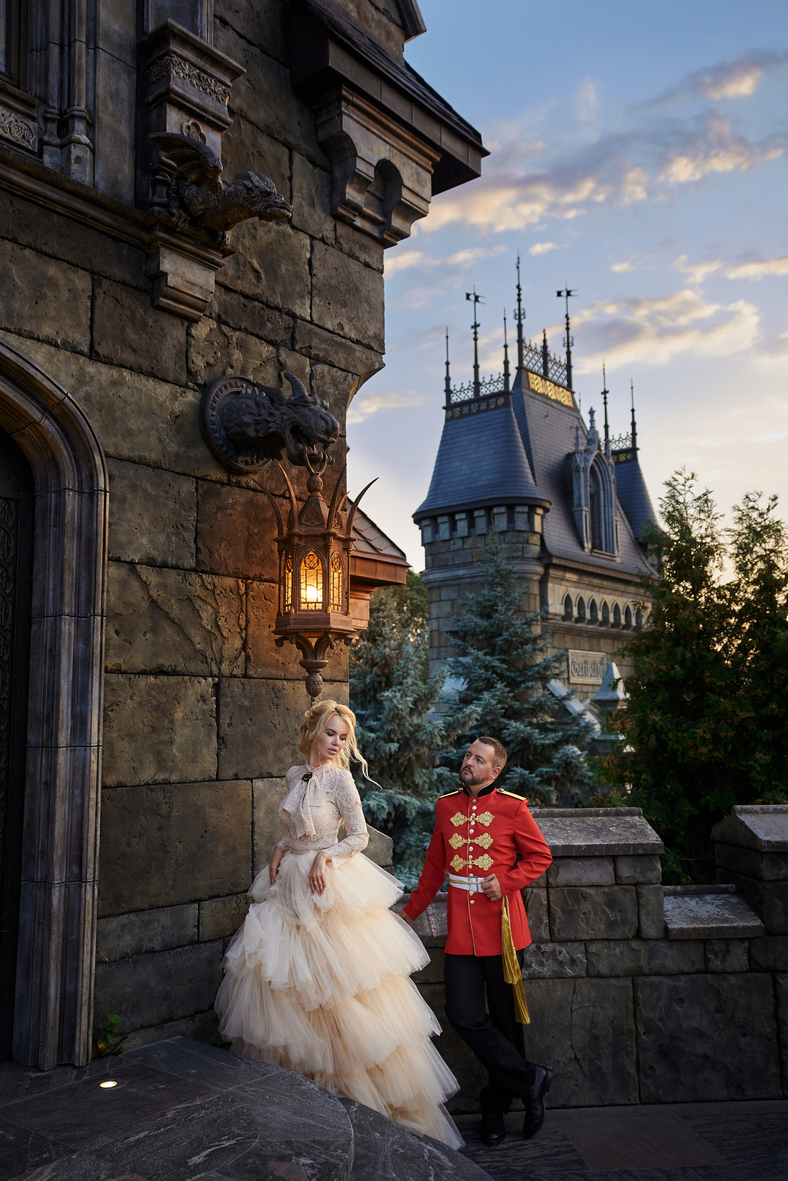 свадьба  на закрытой территории  замка Гарибальди 