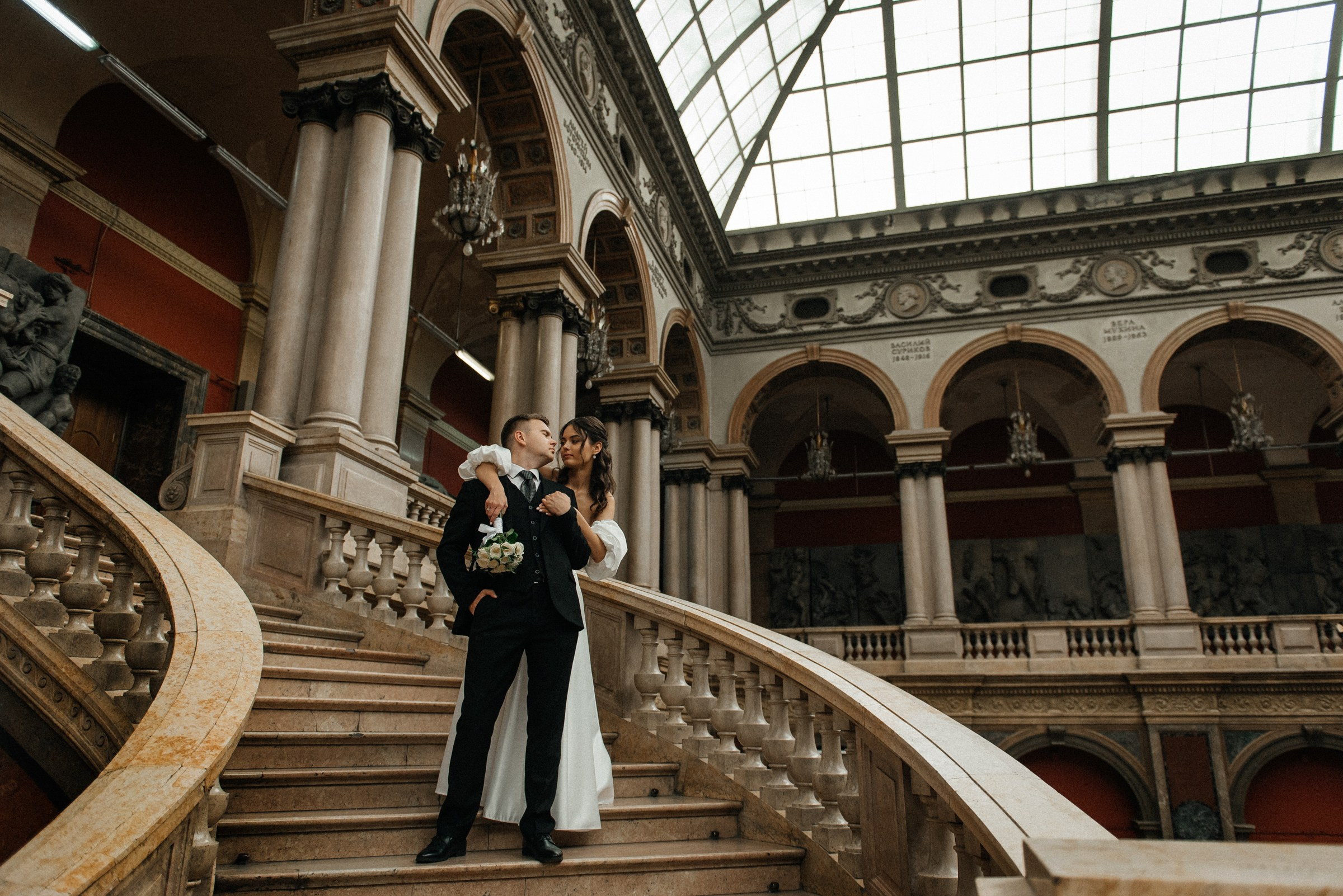 свадебная фотосессия в академии Штиглица