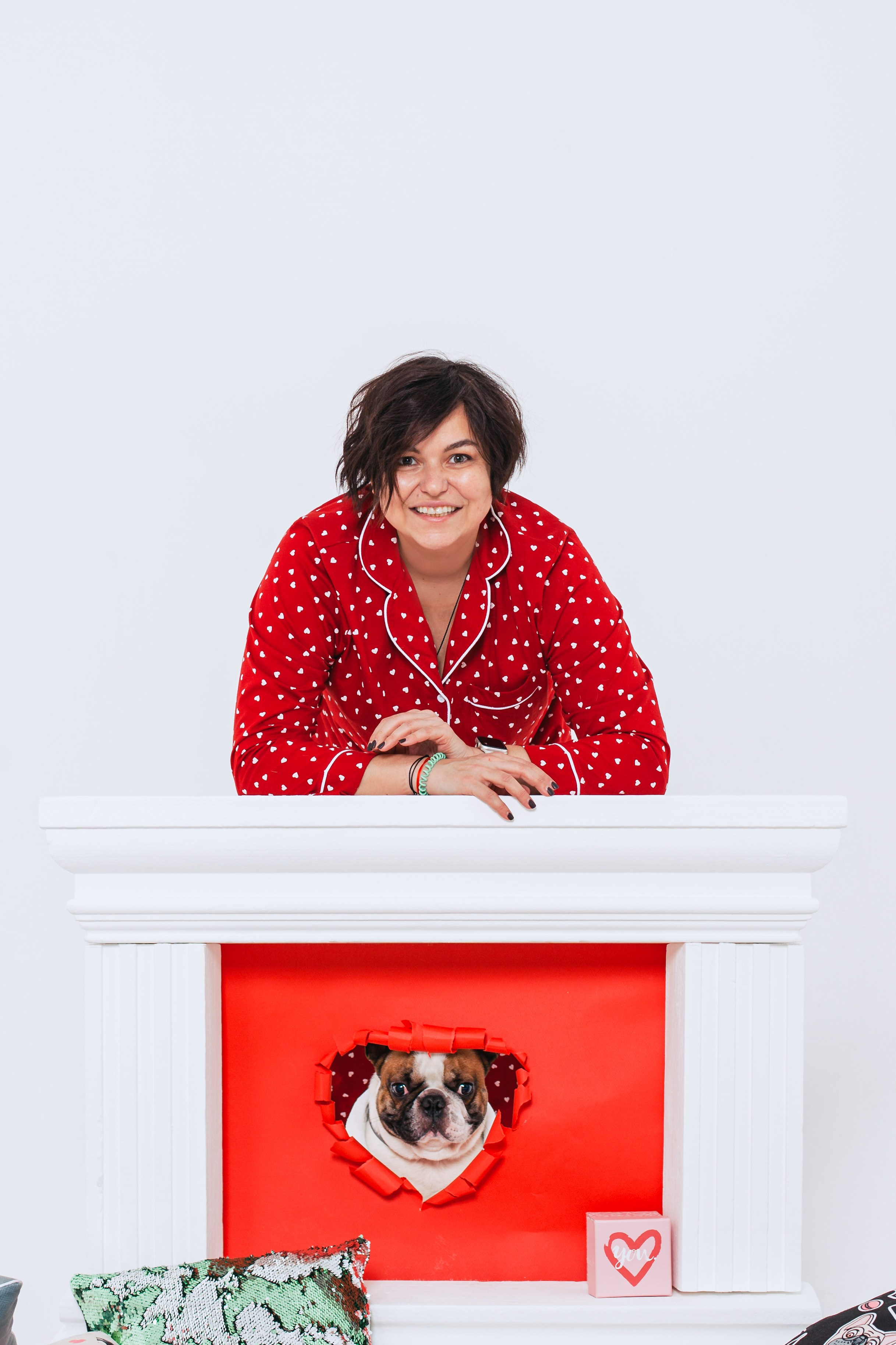 Пижамная вечеринка французских бульдогов и их хозяев. Фотограф-анималист Татьяна Степанова