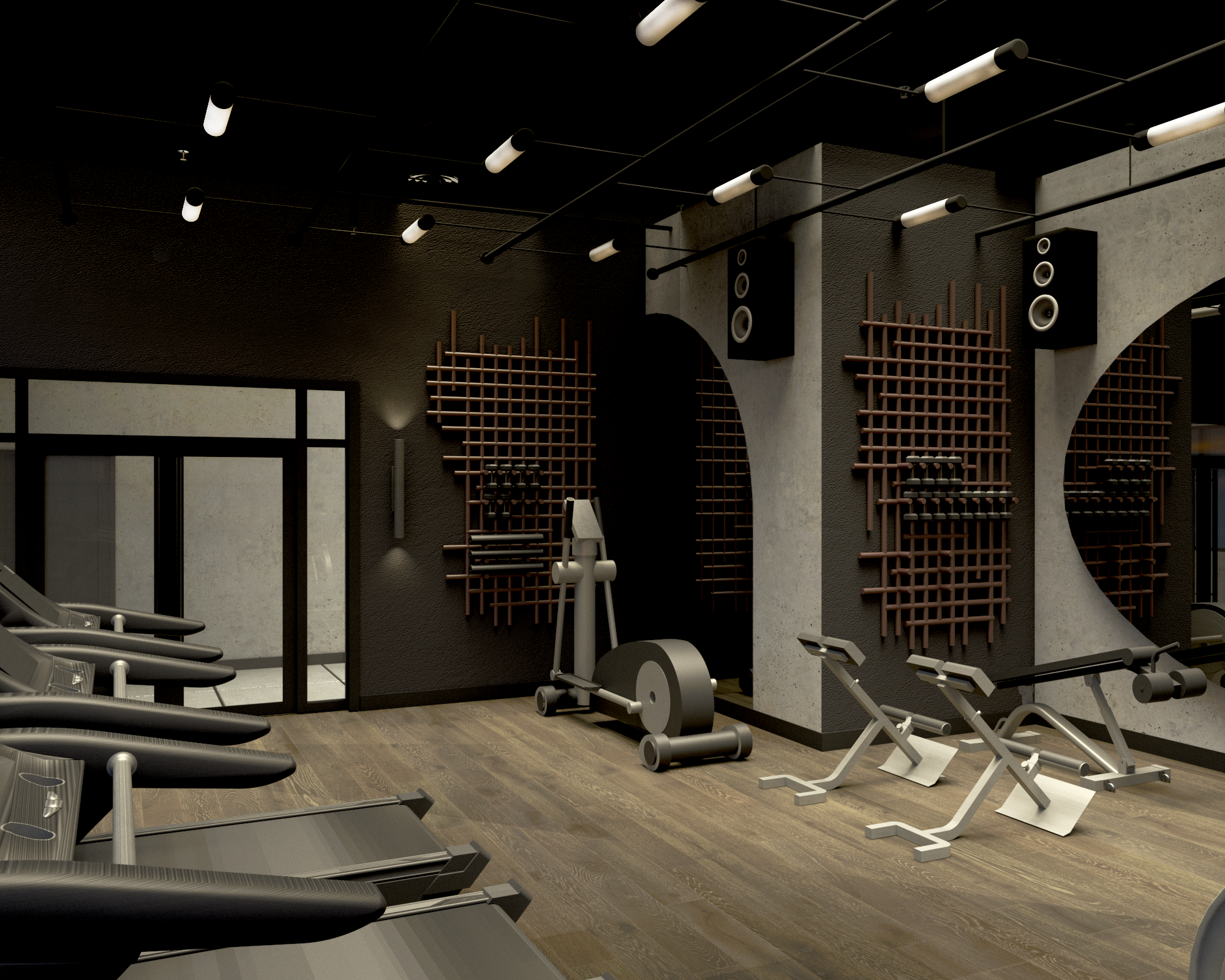 Визуализации спортзал. Обо мне