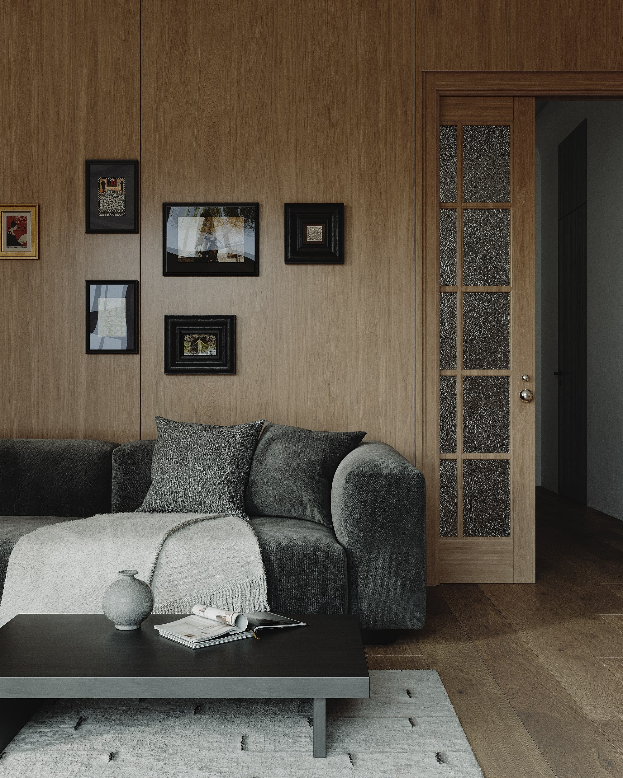 Кухня-гостиная_44 м2. 3d визуализатор Валерия Романова