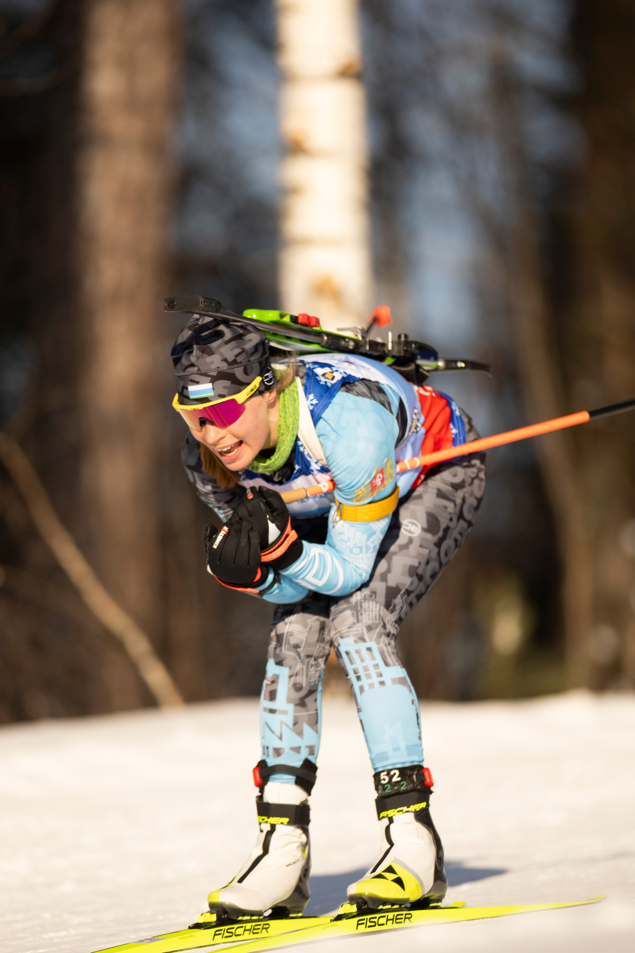 Всероссийская спартакиада по биатлону. Спринт. Женщины. Спортивный репортажный фотограф Казань Нафис Сиразетдинов