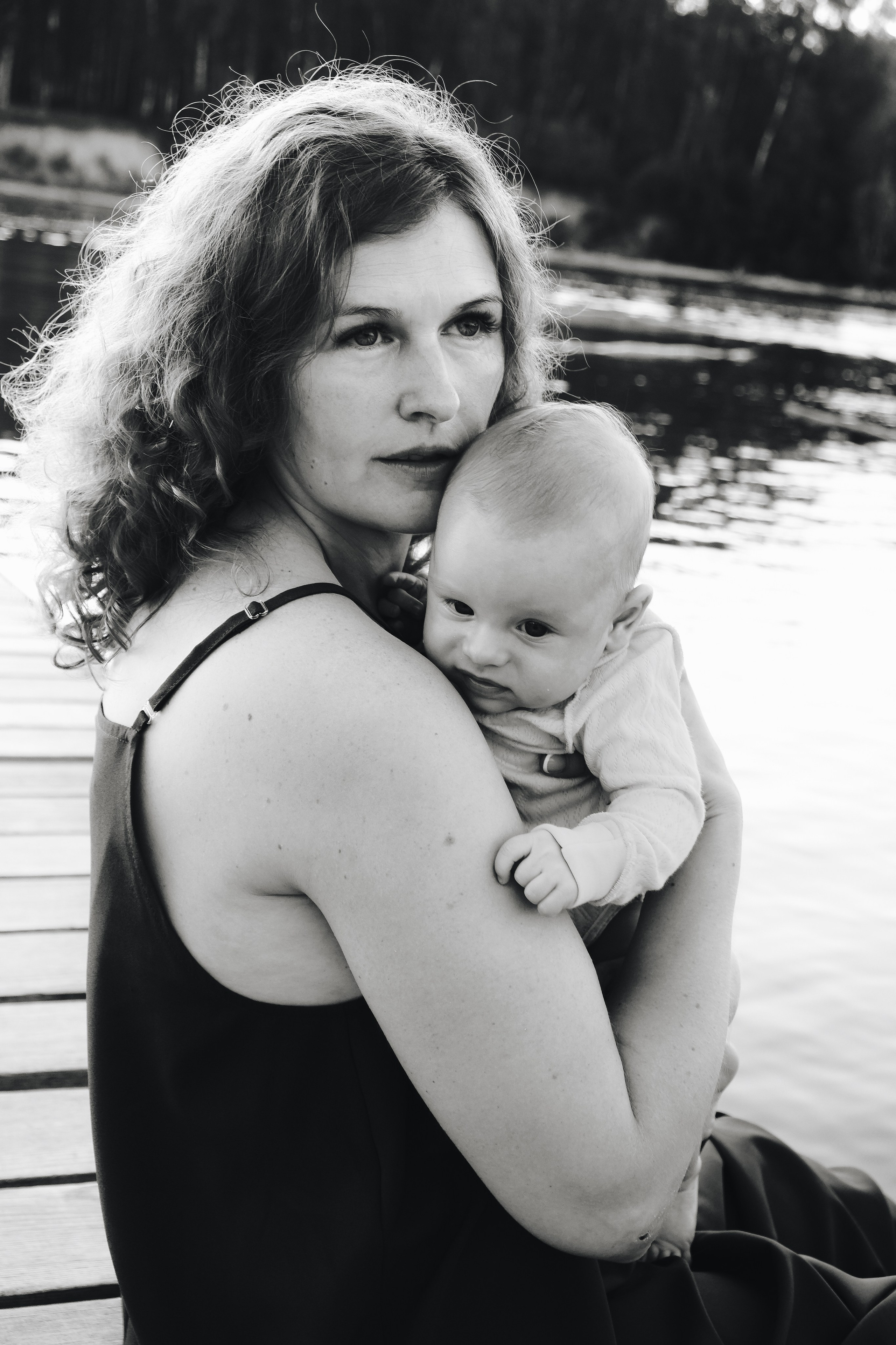 Елена с сыном. Фотограф Наташа Лисица