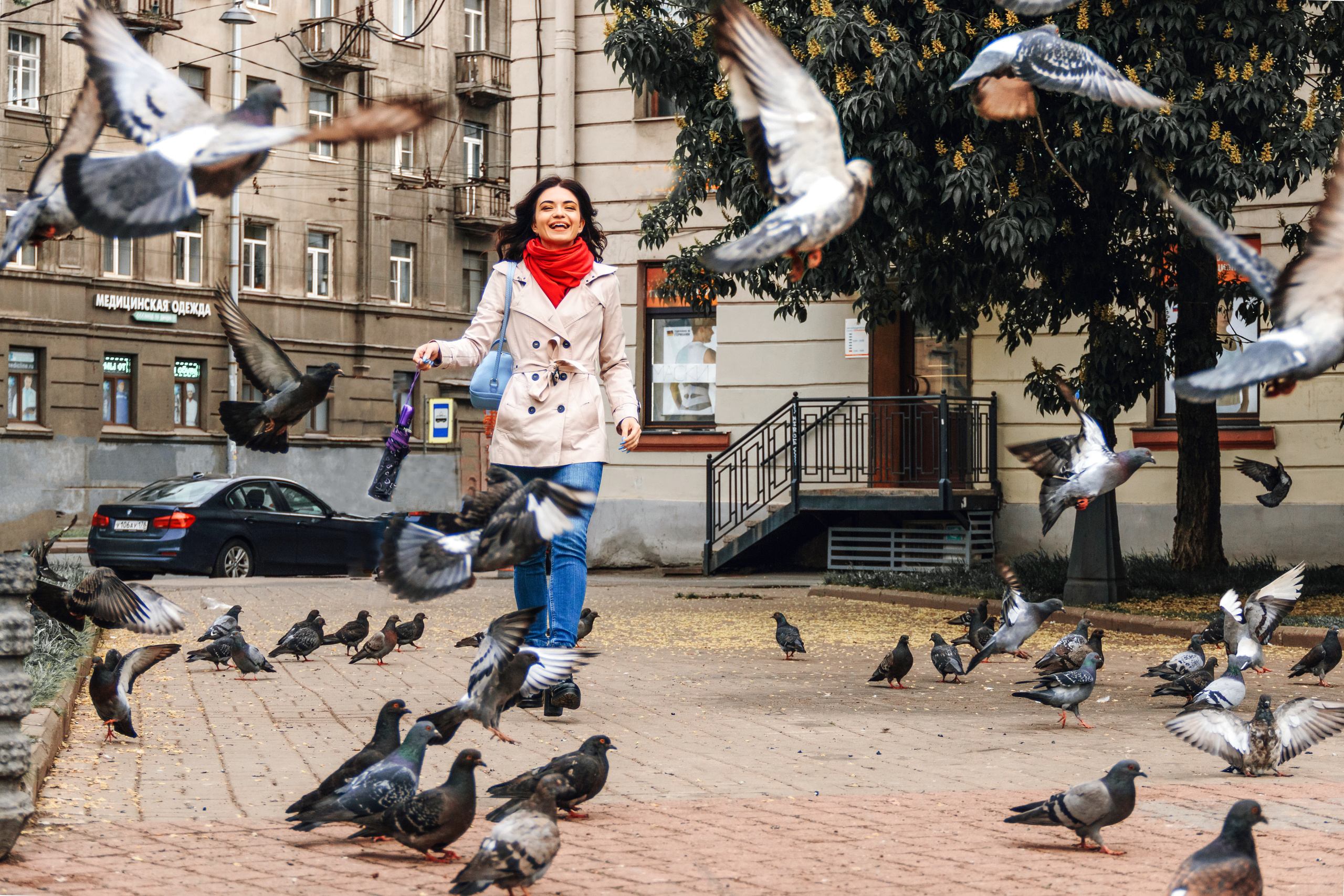 Девушка на прогулке. Семейный, Детский, Репортажный фотограф в Санкт-Петербурге Погодина Лю