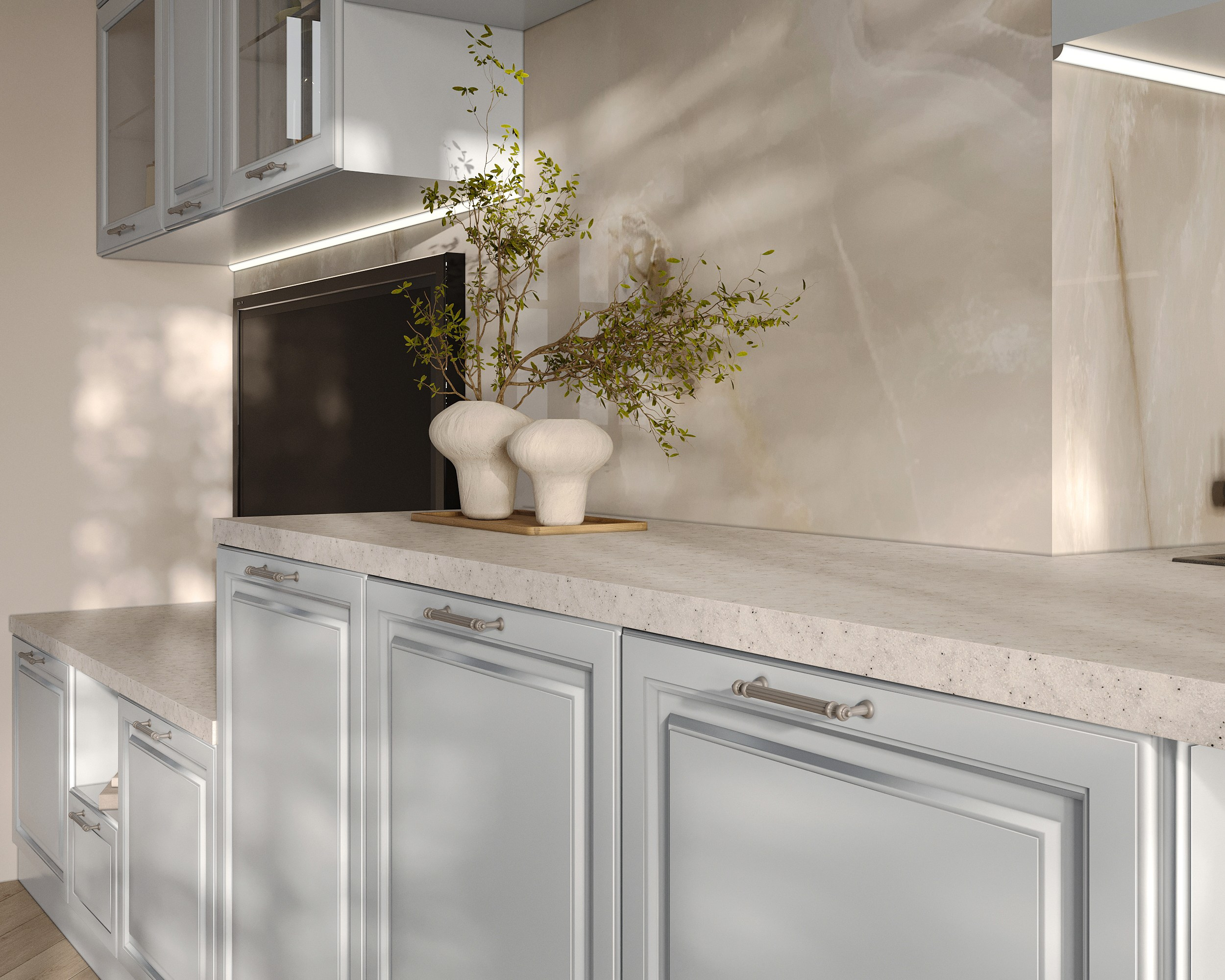 MKR кухонные гарнитуры (предметная 3D визуализация). Королёва Анастасия | 3D визуализатор