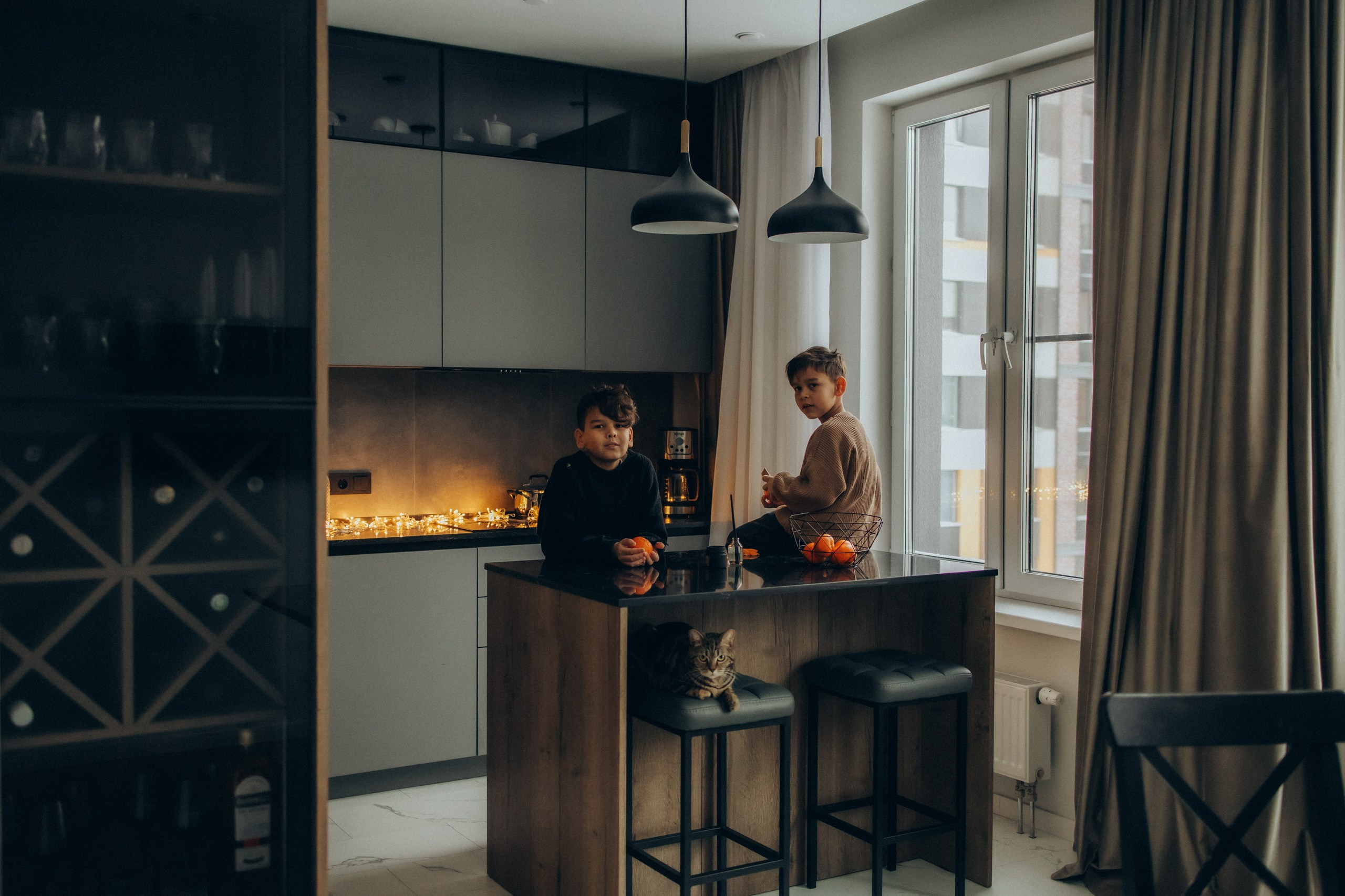 Руслан, Тимур и Луна. Семейный фотограф Москва