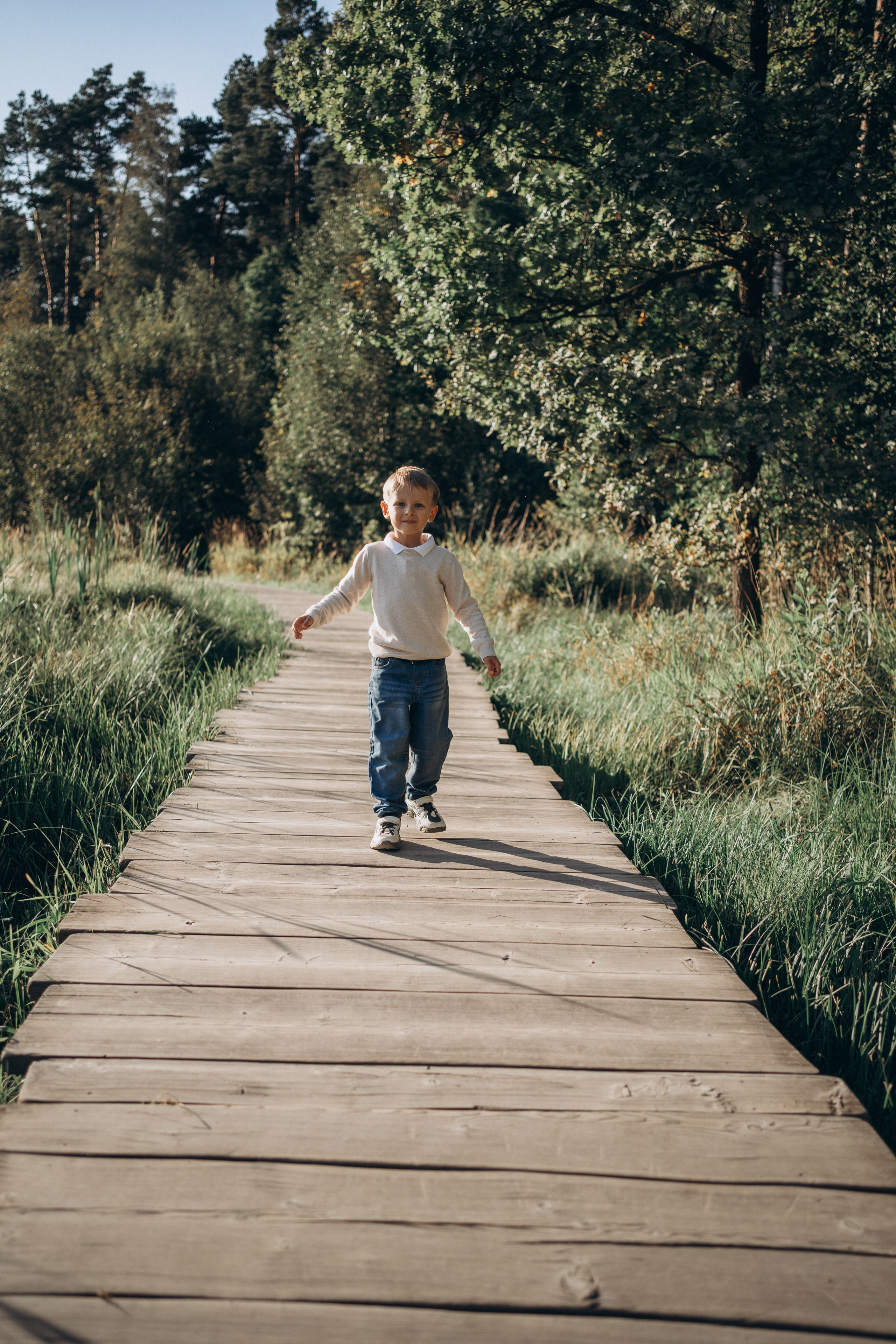 Прогулка в парке. Фотограф новорожденных и малышей до года в Москве Анастасия Соколова