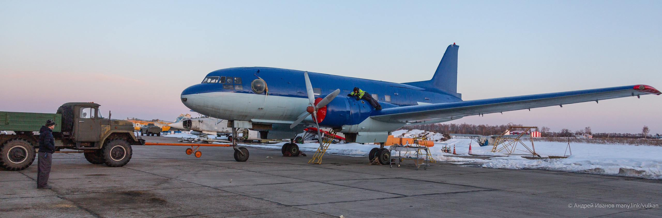 Ил-14Т «Голубая Мечта» (2026 г.). Фотоальбом показывающий увлекательный мир авиации и мир медведей Андрея Иванова