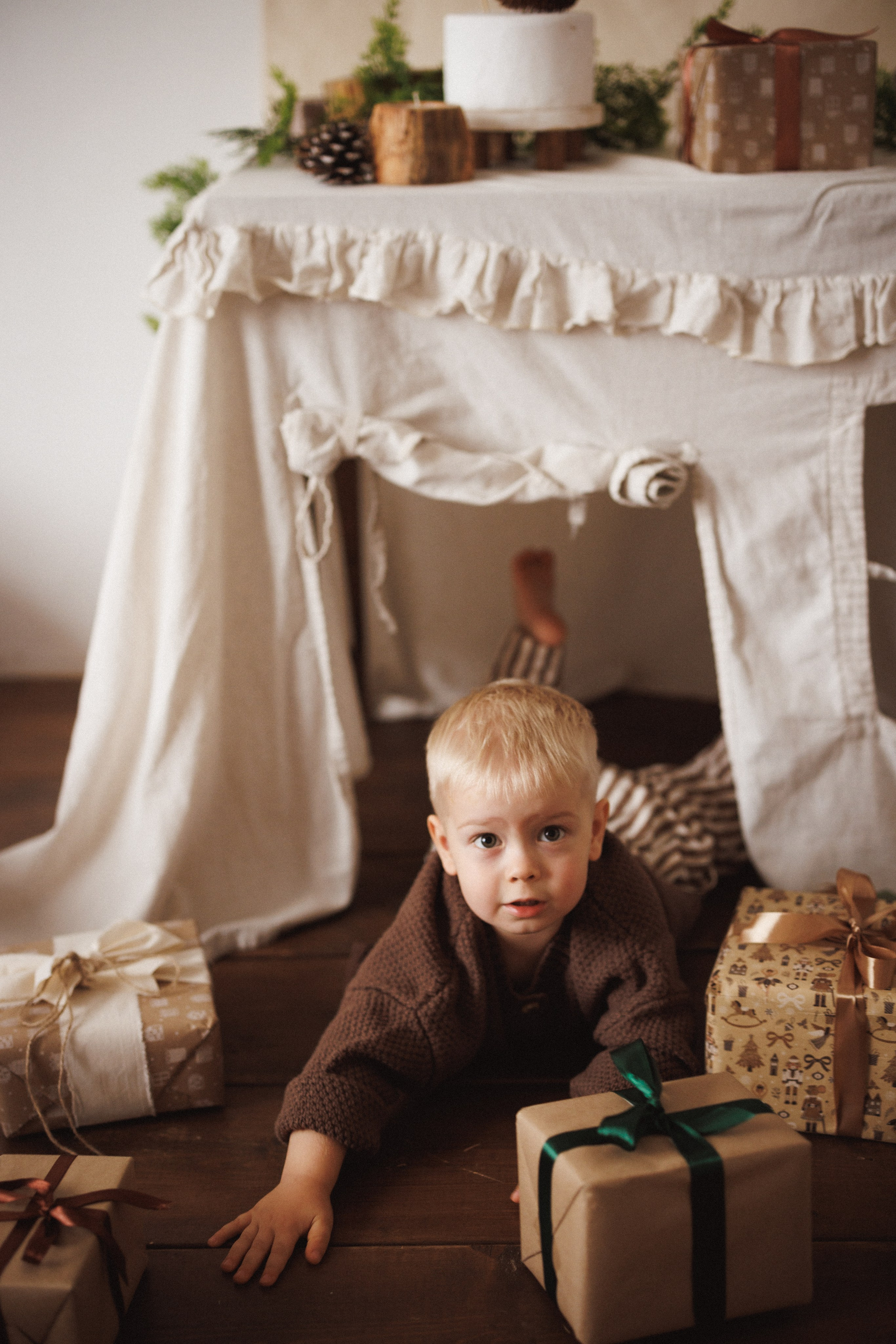 Новогодняя фотосессия в фотостудии «Mestone», город Краснодар. Семейный и детский фотограф в Краснодаре Анна Трашкова