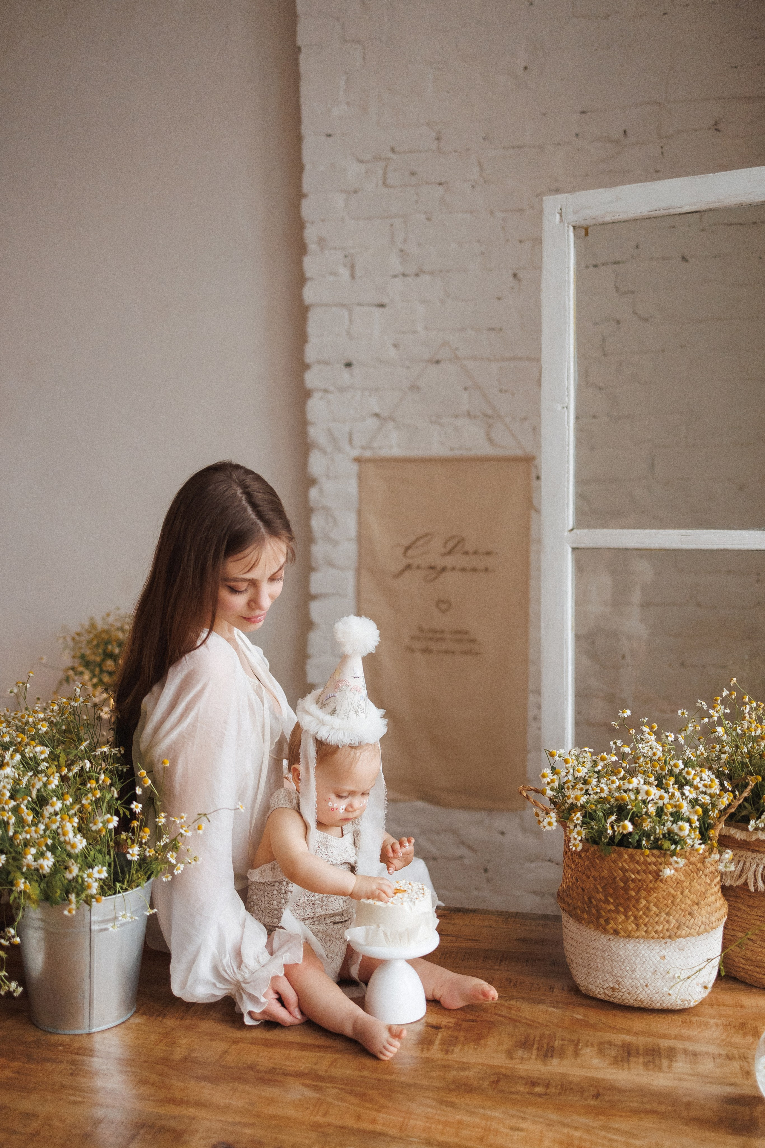 Фотосессия с Ромашками в фотостудии Space JOBS, город Краснодар. Семейный и детский фотограф в Краснодаре Анна Трашкова