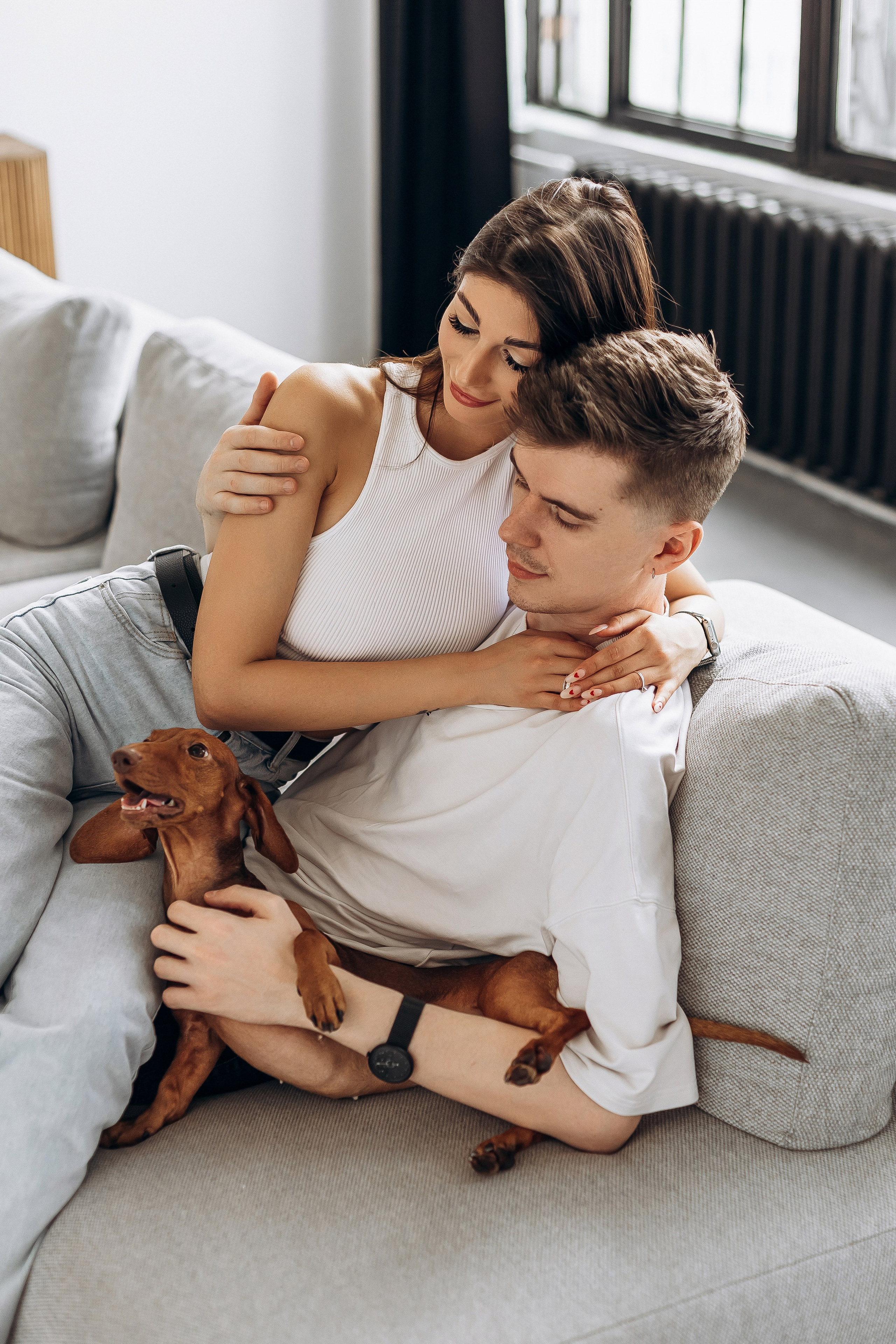 Анна и Валентин + Чапа. Портретный и семейный фотограф в Минске