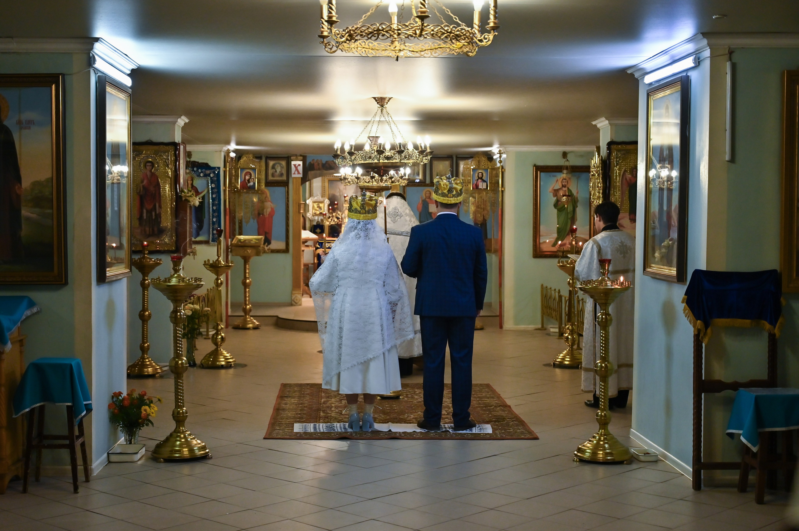 Венчание Андрей и Елена. Репортажный и свадебный фотограф в Липецке Иван Первойкин