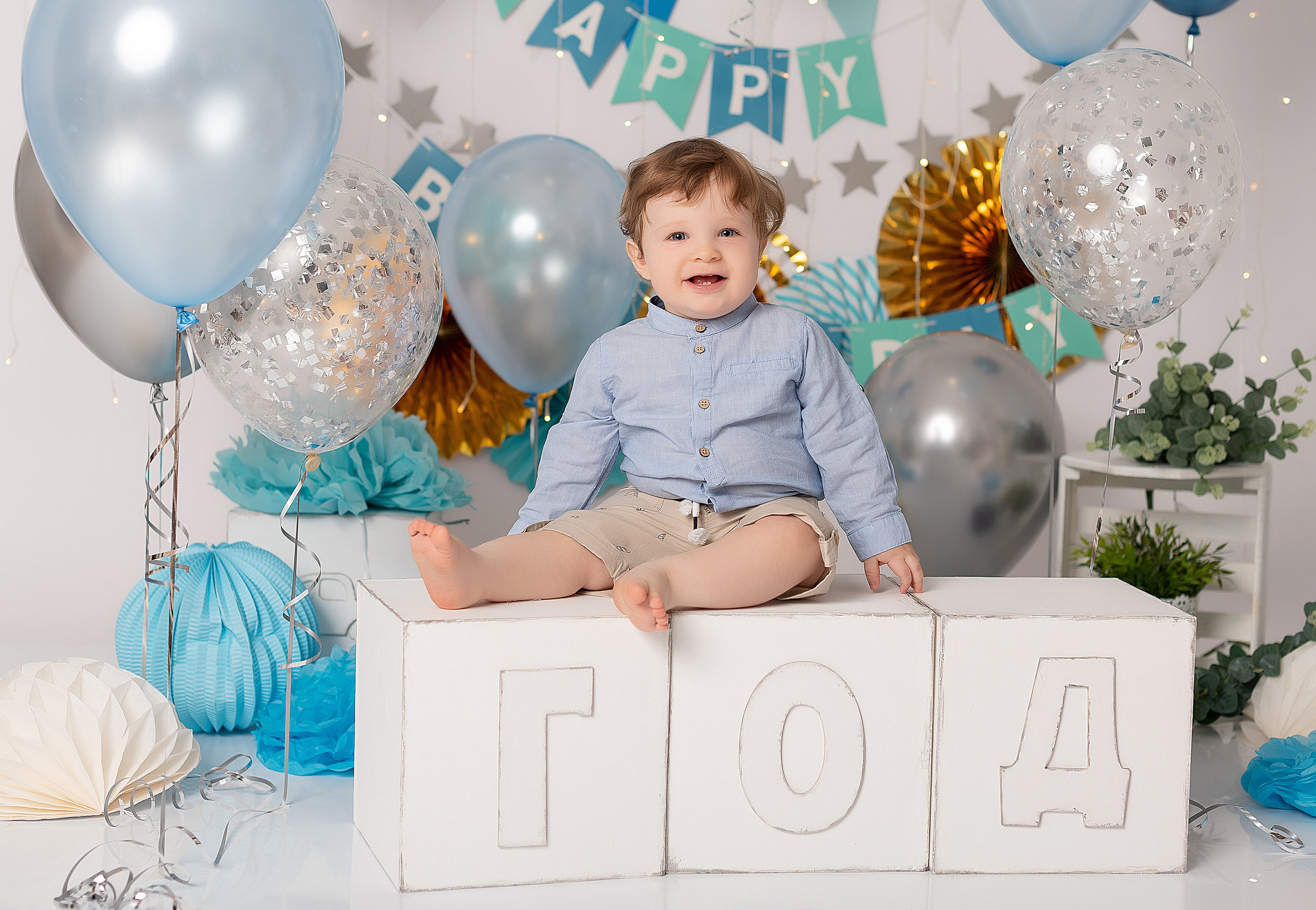 Сашенька, 1 годик. Детский и семейный фотограф в Красноярске. Фотосессии новорожденных малышей до 1 месяца