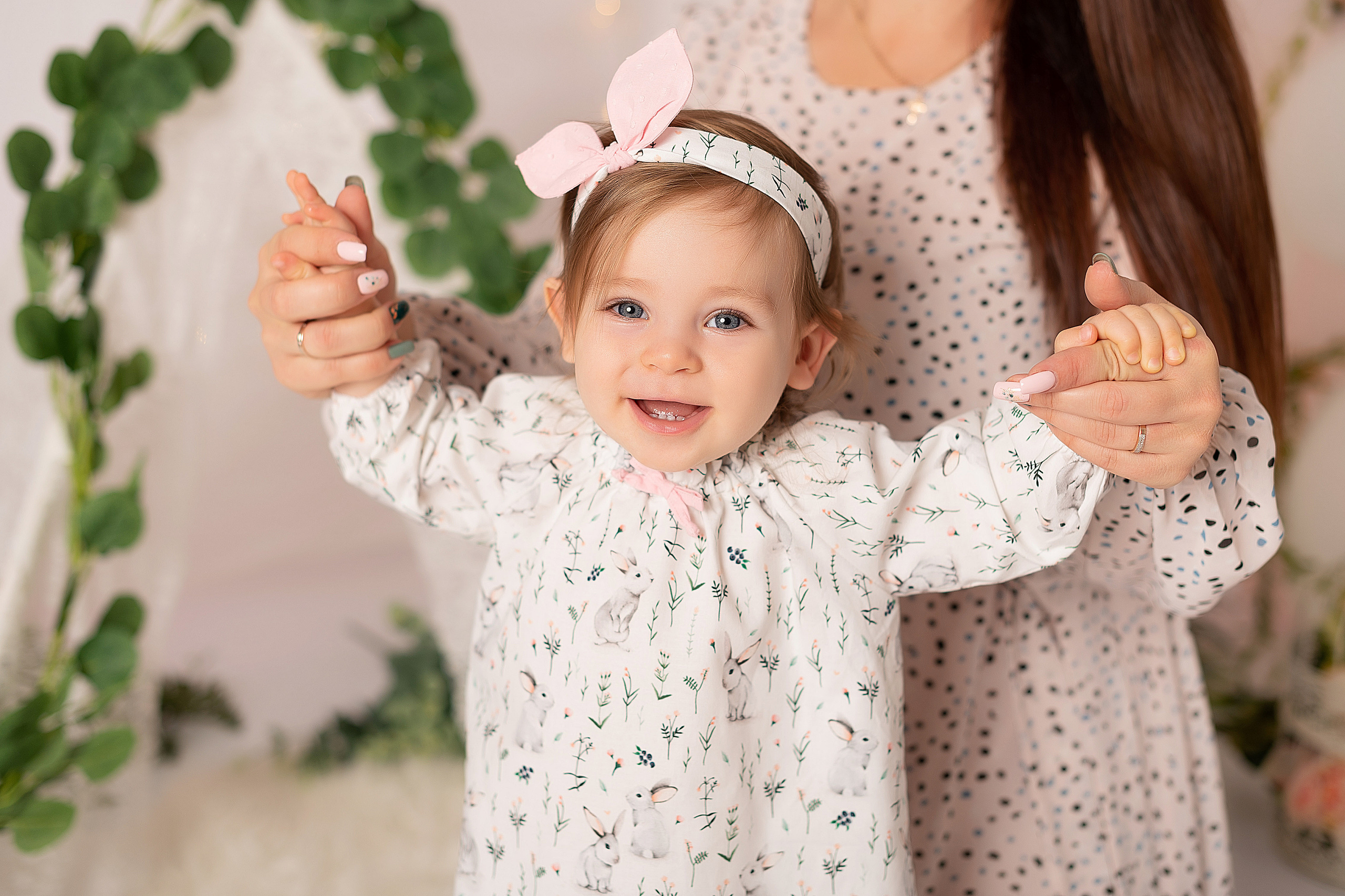 Юле 1 годик. Детский и семейный фотограф в Красноярске. Фотосессии новорожденных малышей до 1 месяца