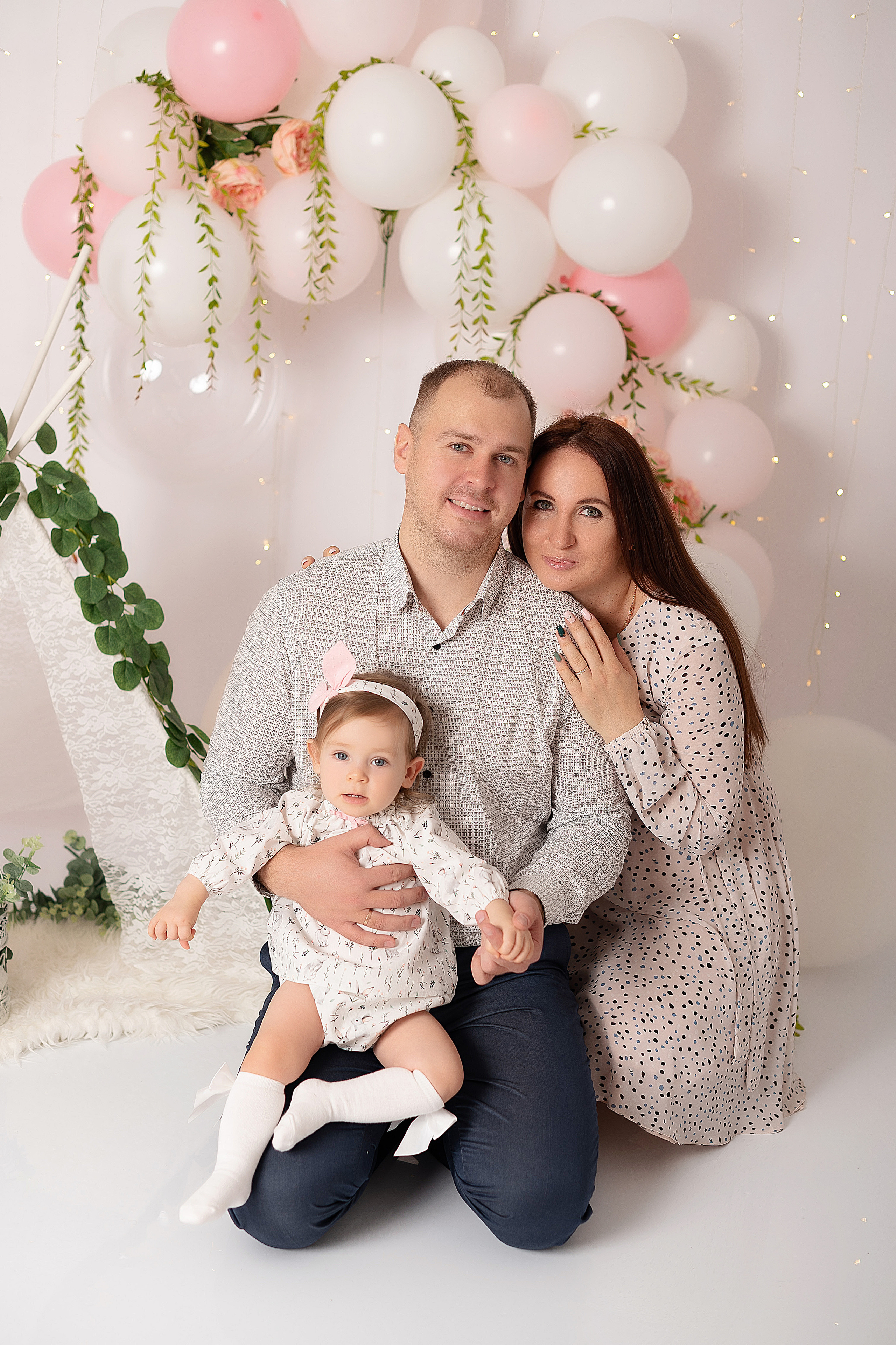 Юле 1 годик. Детский и семейный фотограф в Красноярске. Фотосессии новорожденных малышей до 1 месяца