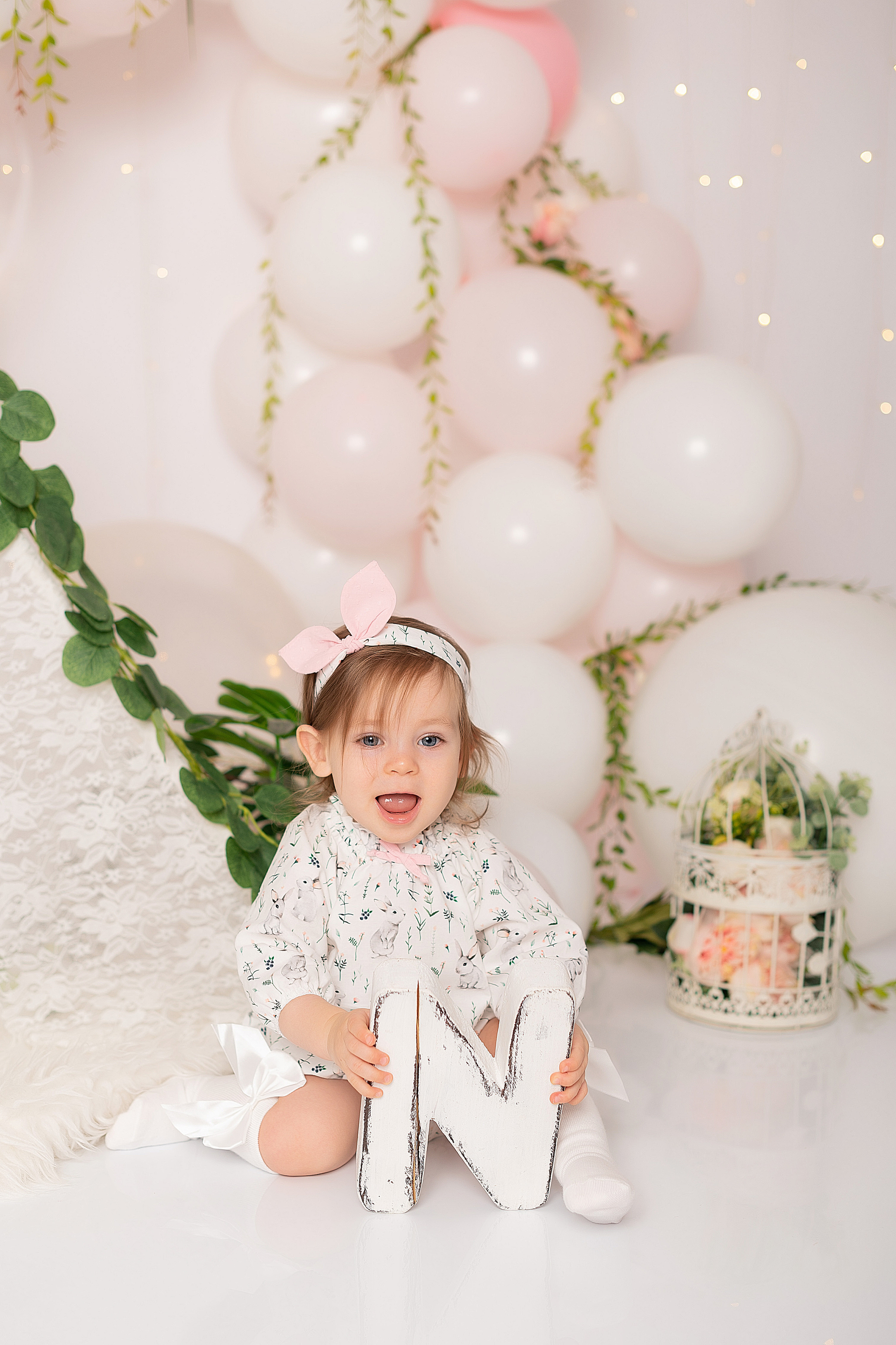 Юле 1 годик. Детский и семейный фотограф в Красноярске. Фотосессии новорожденных малышей до 1 месяца