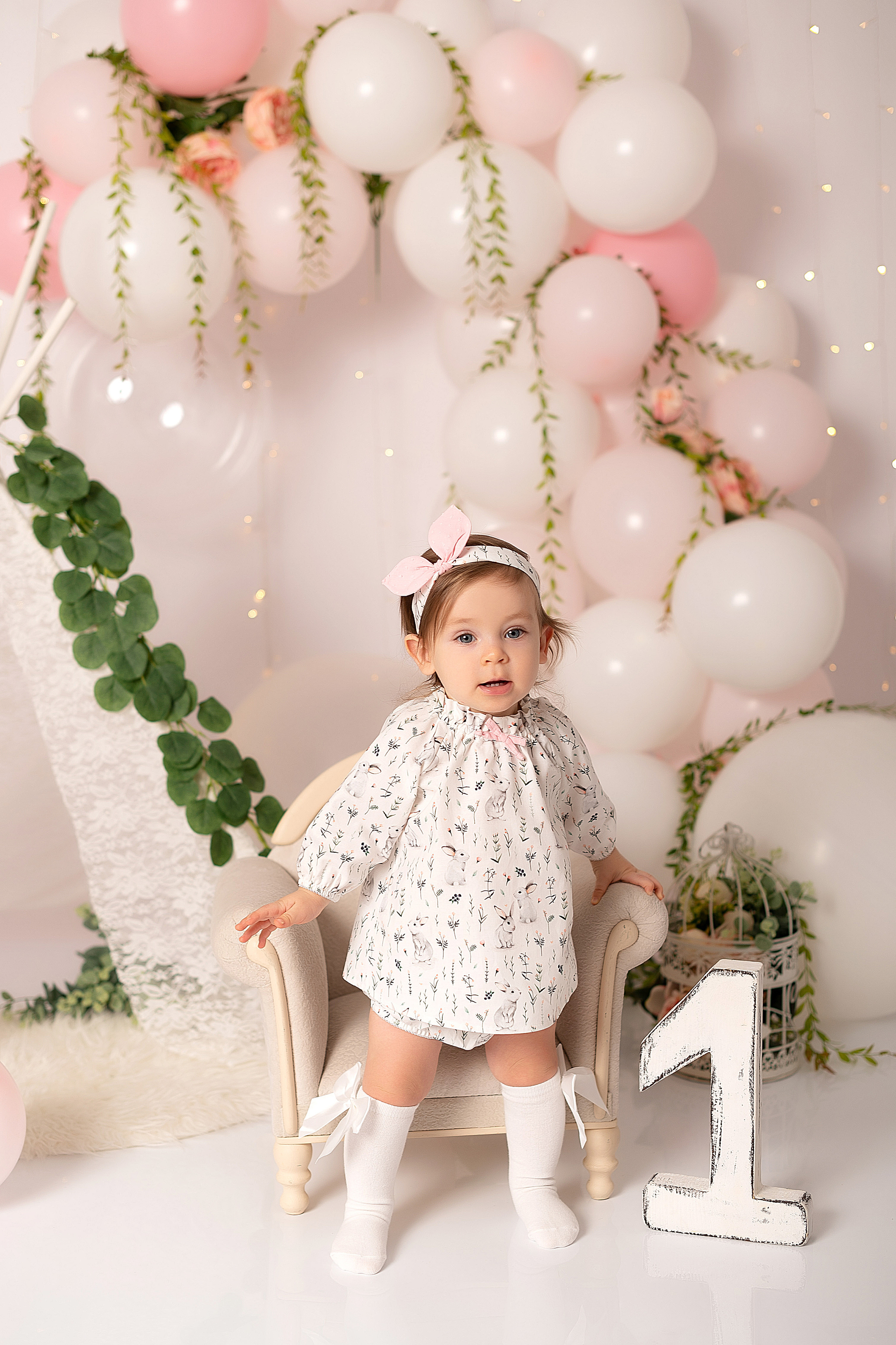 Юле 1 годик. Детский и семейный фотограф в Красноярске. Фотосессии новорожденных малышей до 1 месяца