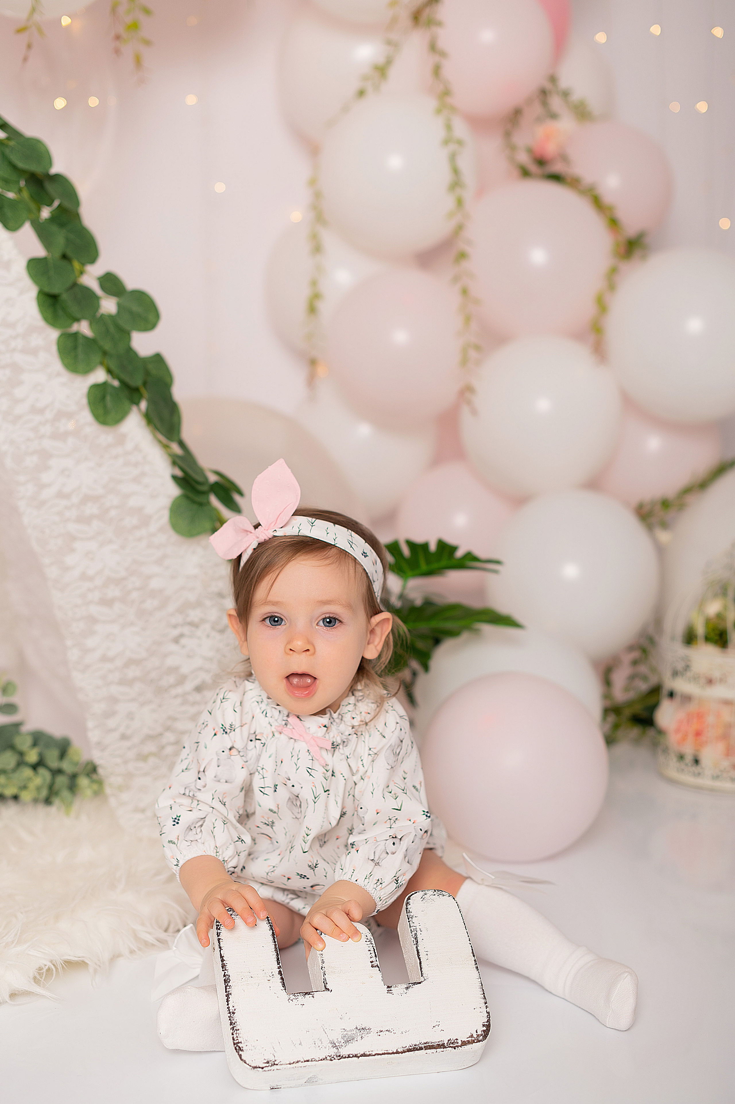 Юле 1 годик. Детский и семейный фотограф в Красноярске. Фотосессии новорожденных малышей до 1 месяца