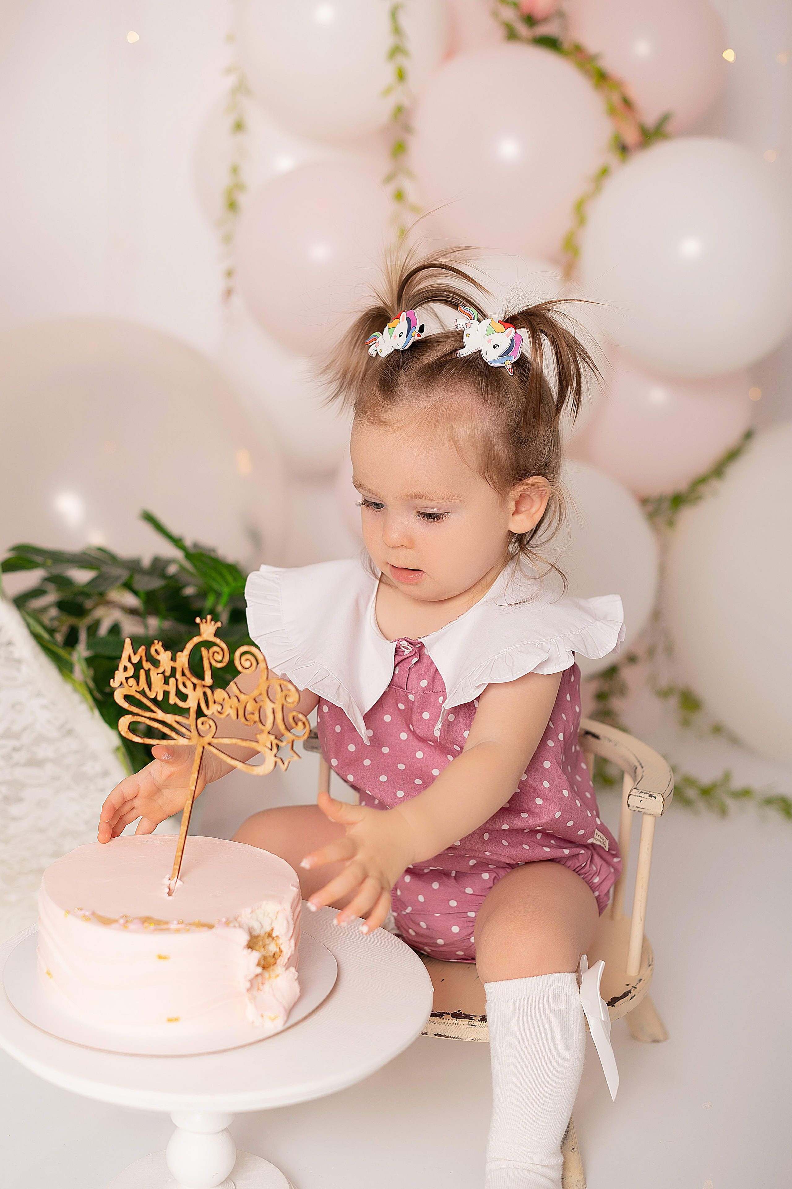 Юле 1 годик. Детский и семейный фотограф в Красноярске. Фотосессии новорожденных малышей до 1 месяца