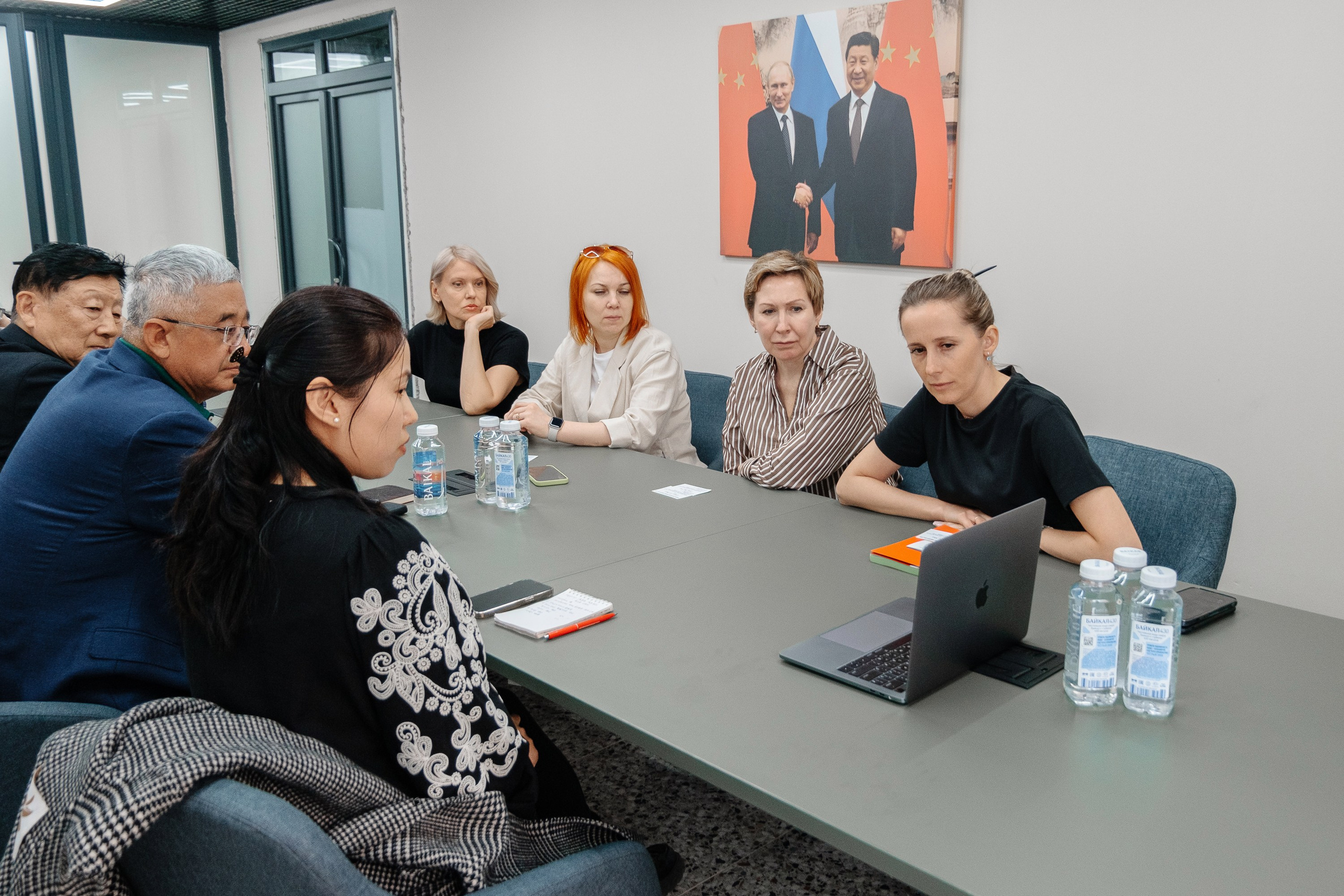 Делегация Китая в Ивановской текстильной компании