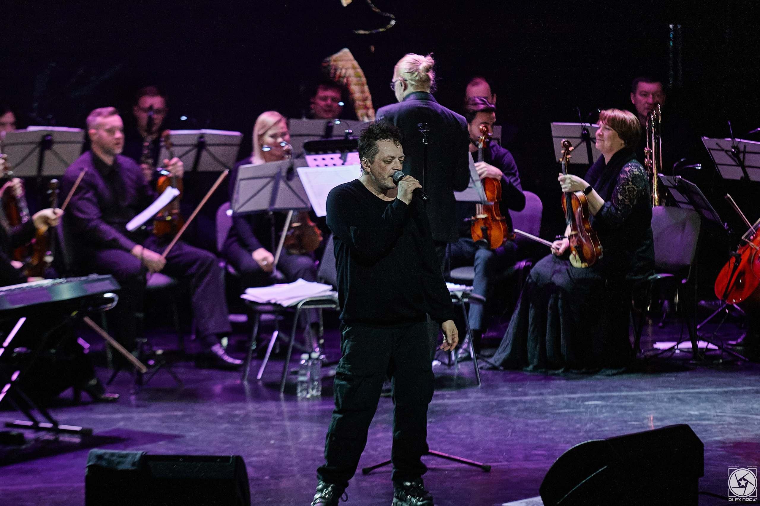 Глеб Самойлов Агата Кристи 35 лет! 06.12.2023 Гранд Холл Сибирь. Фотограф Москва Concerts photo / Fashion photо