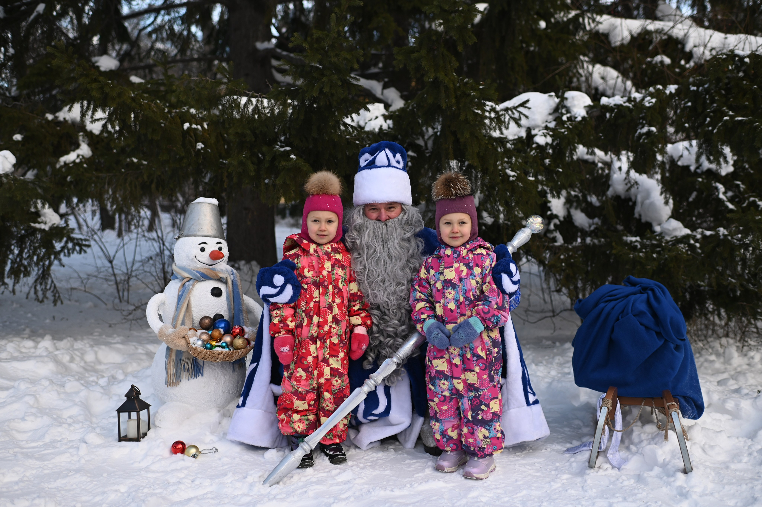 ПОЗДРАВЛЕНИЕ ОТ ДЕДА МОРОЗА. Семейный фотограф Екатеринбург Лора Мур