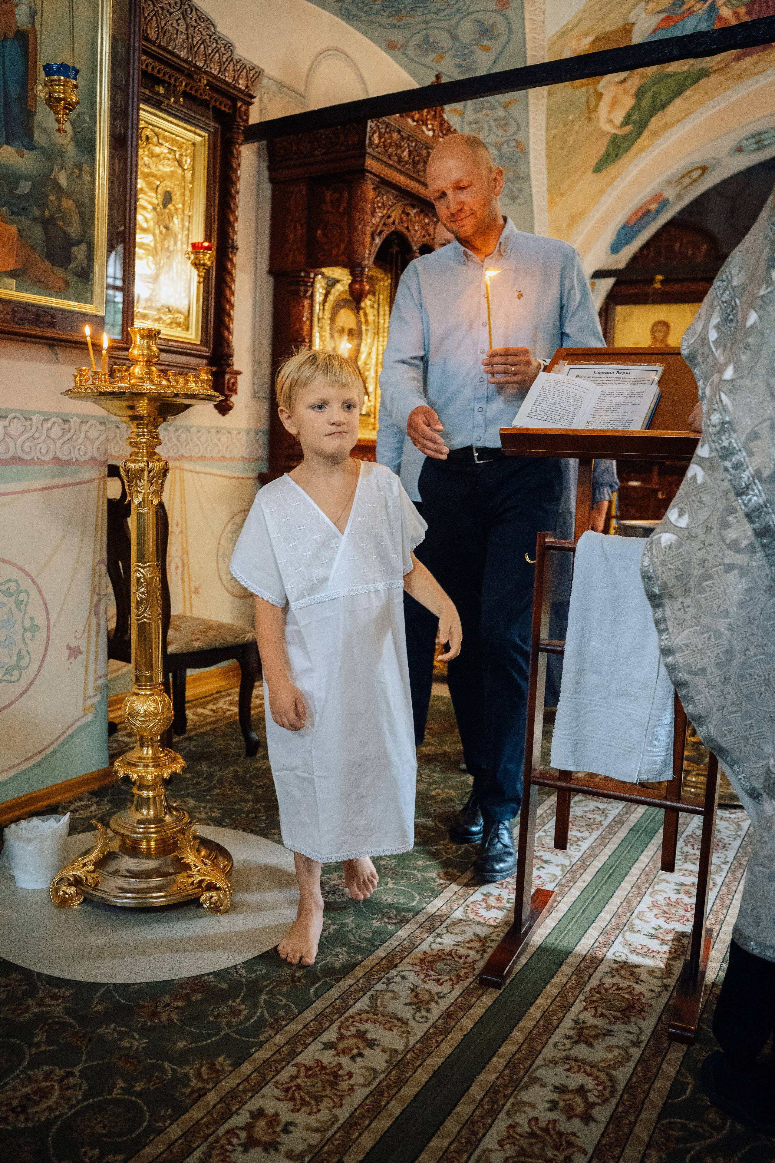 Крещение Марка. Фотограф Казакова Анастасия