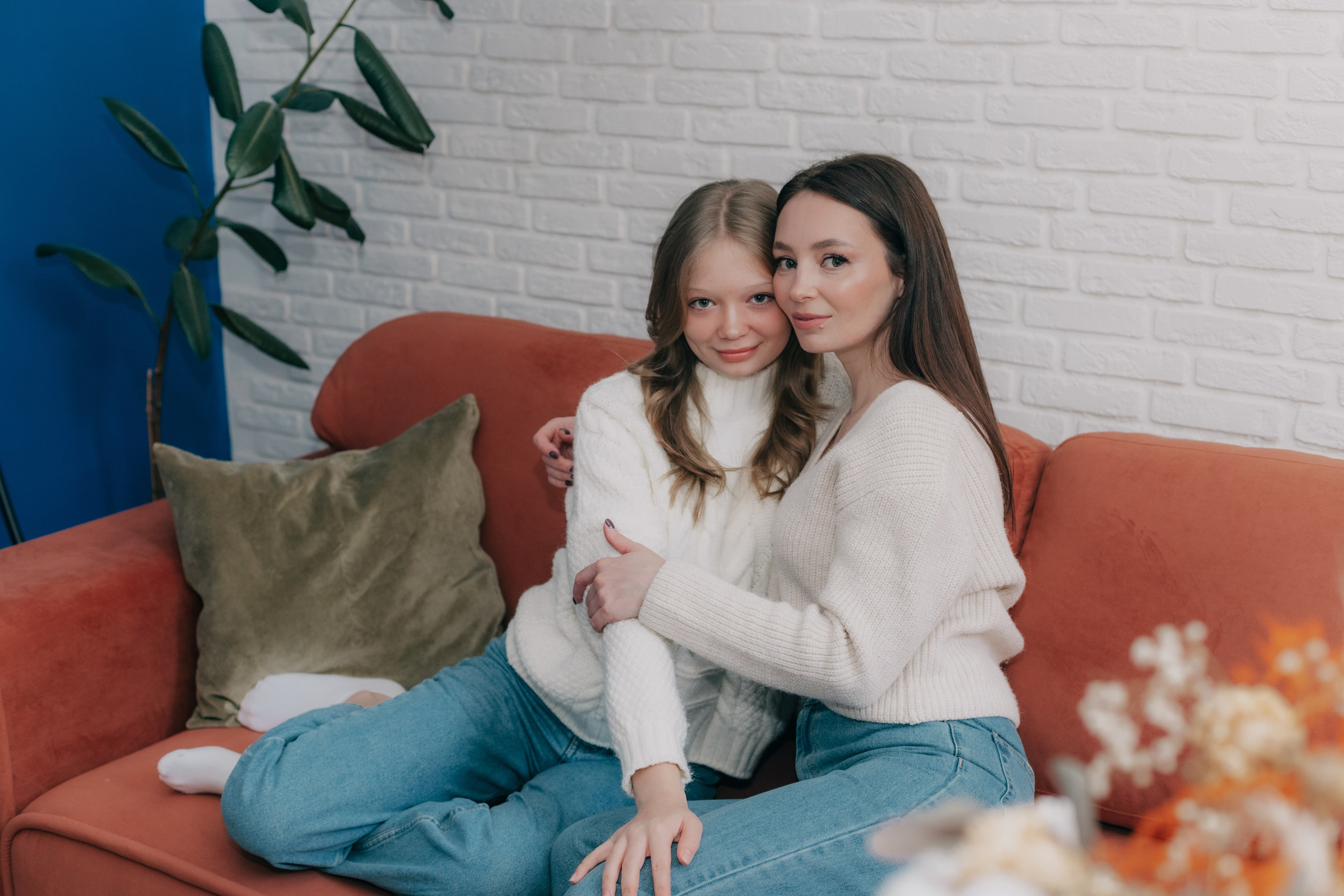 Полина и Мария (Видное студия У подруг). Семейный и свадебный фотограф Видное Москва Екатерина Пятова