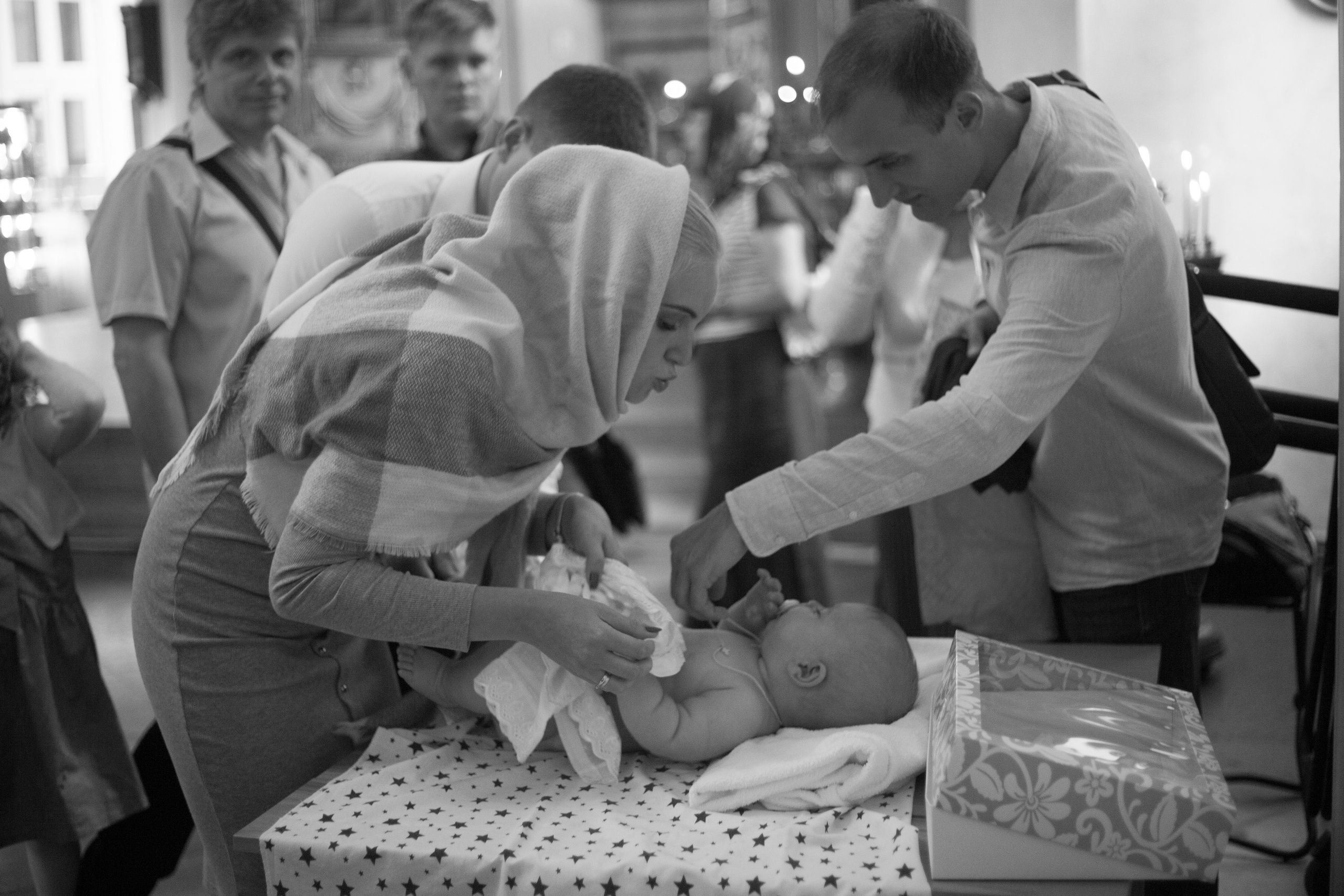 Таинство крещения. Семейный и церковный фотограф в Санкт Петербурге Мария Гобыча