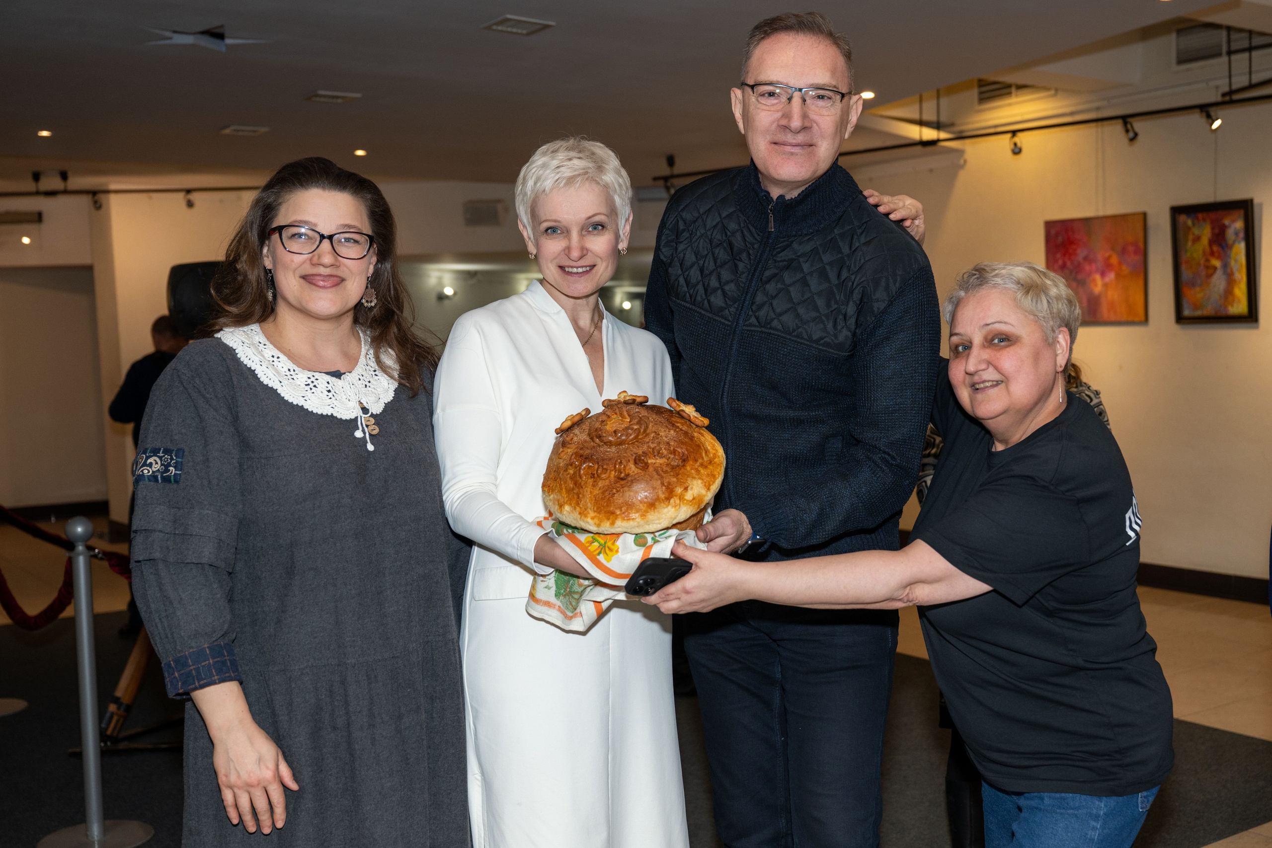 Съёмка в Доме кино