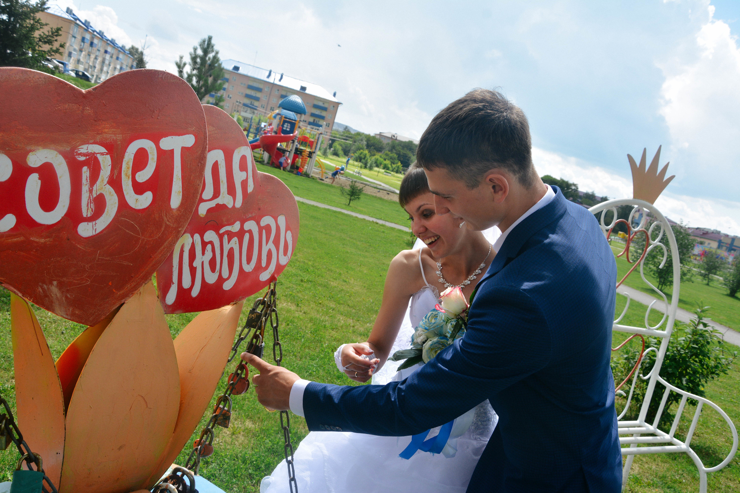 Свадьба Тимофея и Дарьи в пос. Краснобродский. Видео оператор и фотограф Владимир Анатольев с Кемеровской области