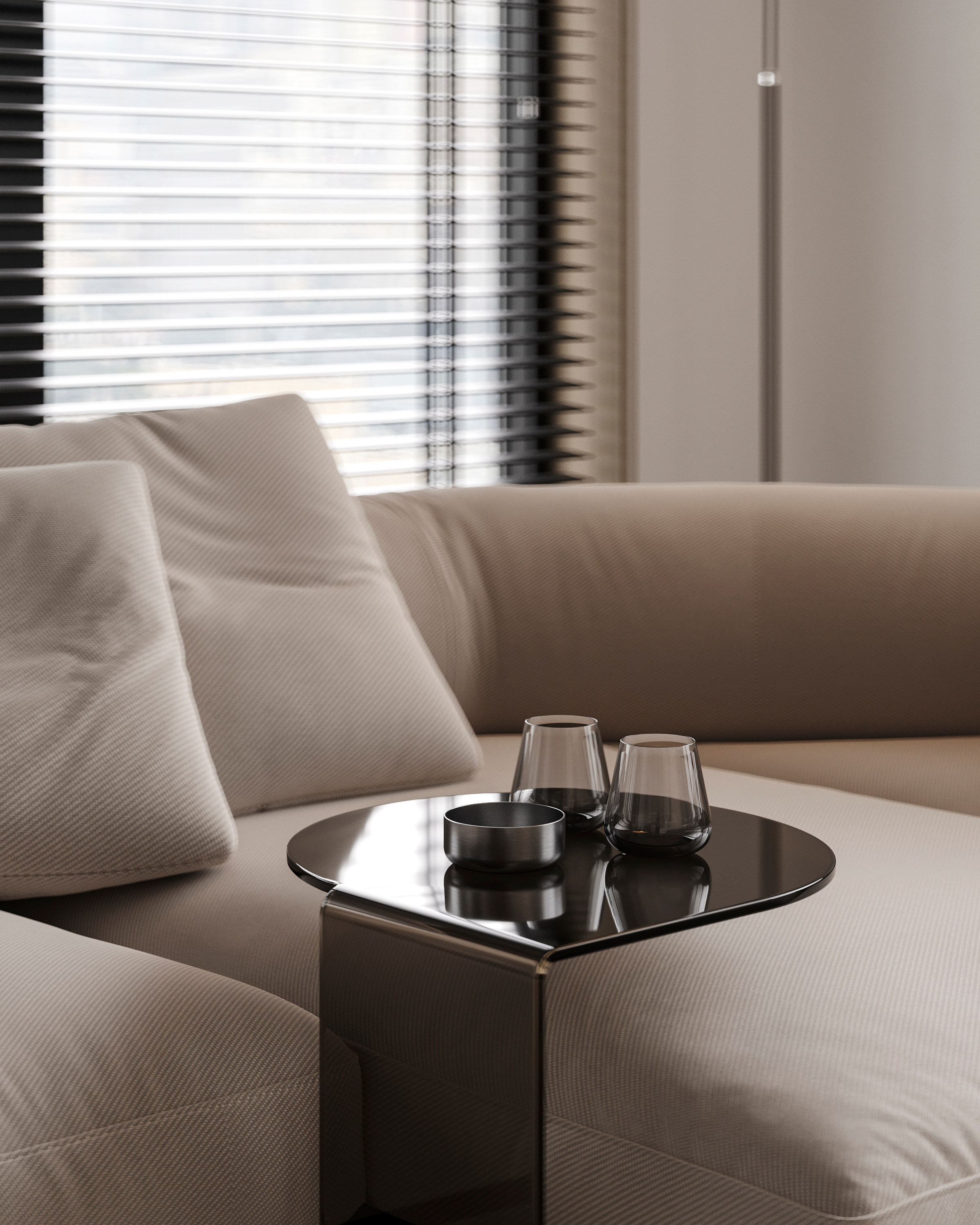 MONOCHROME | CONCEPTUAL PROJECT. Interior Visualization by Valerie Stetyukevich