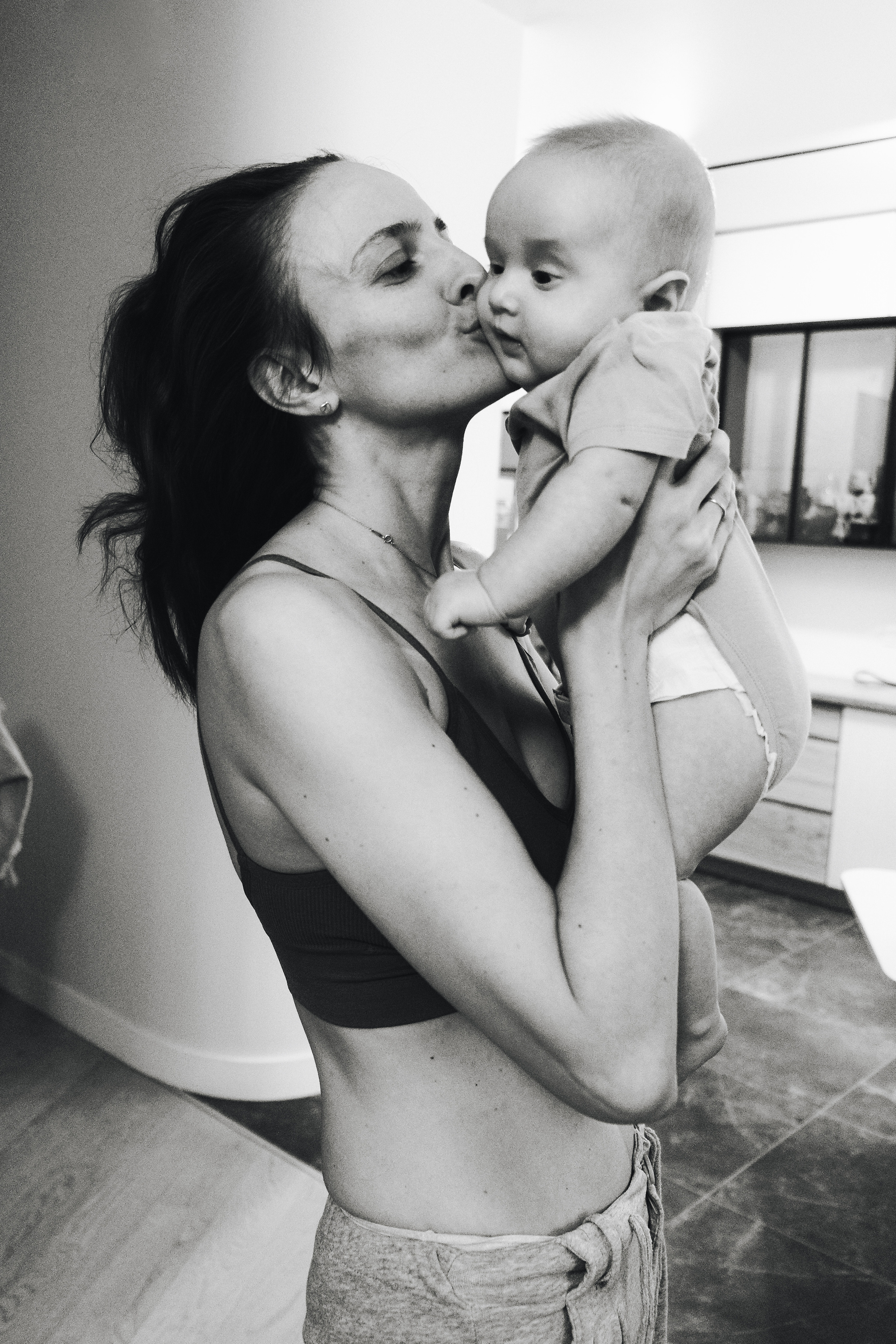 Оля с Мотей. Фотограф Наташа Лисица