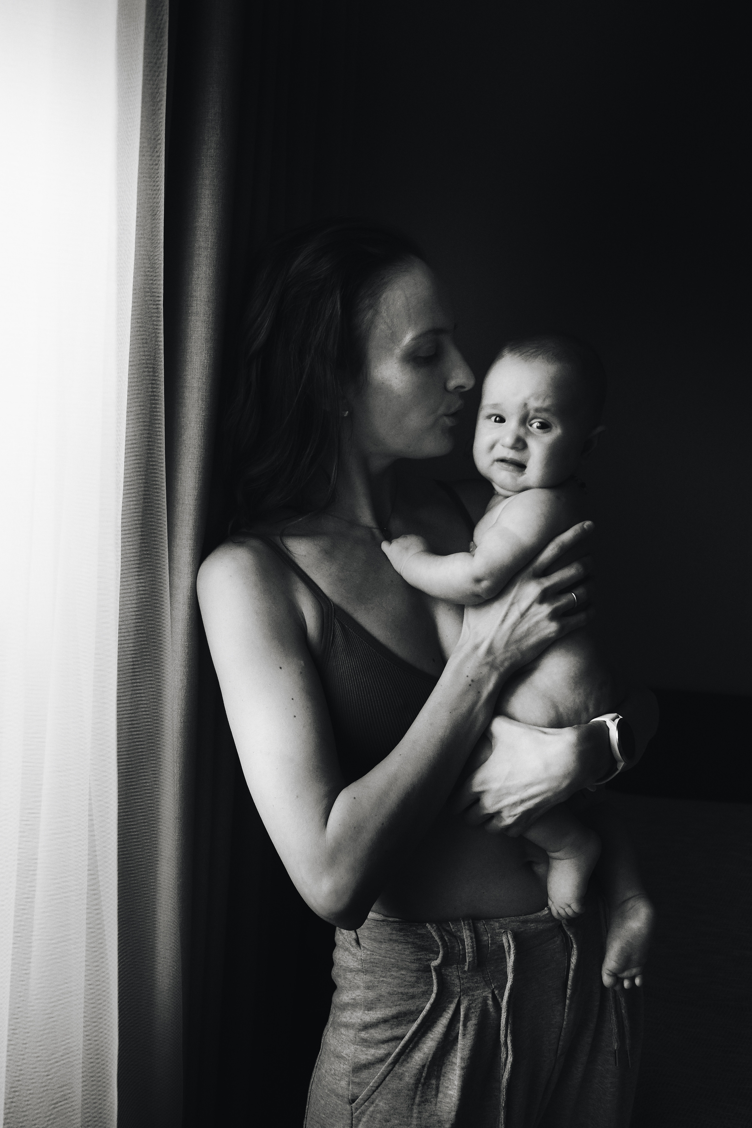 Оля с Мотей. Фотограф Наташа Лисица